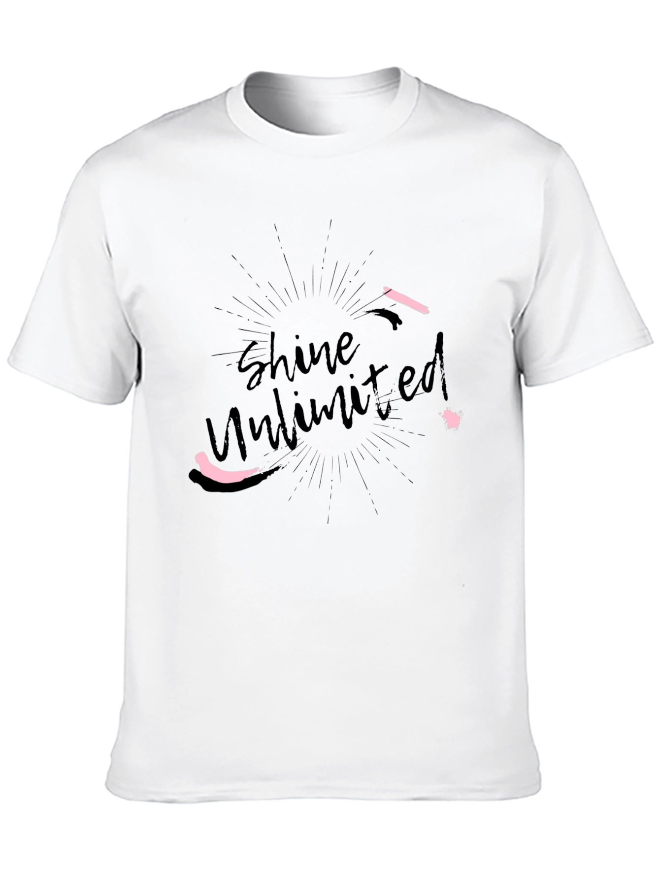 Shine Unlimited Black Graphic Tee
