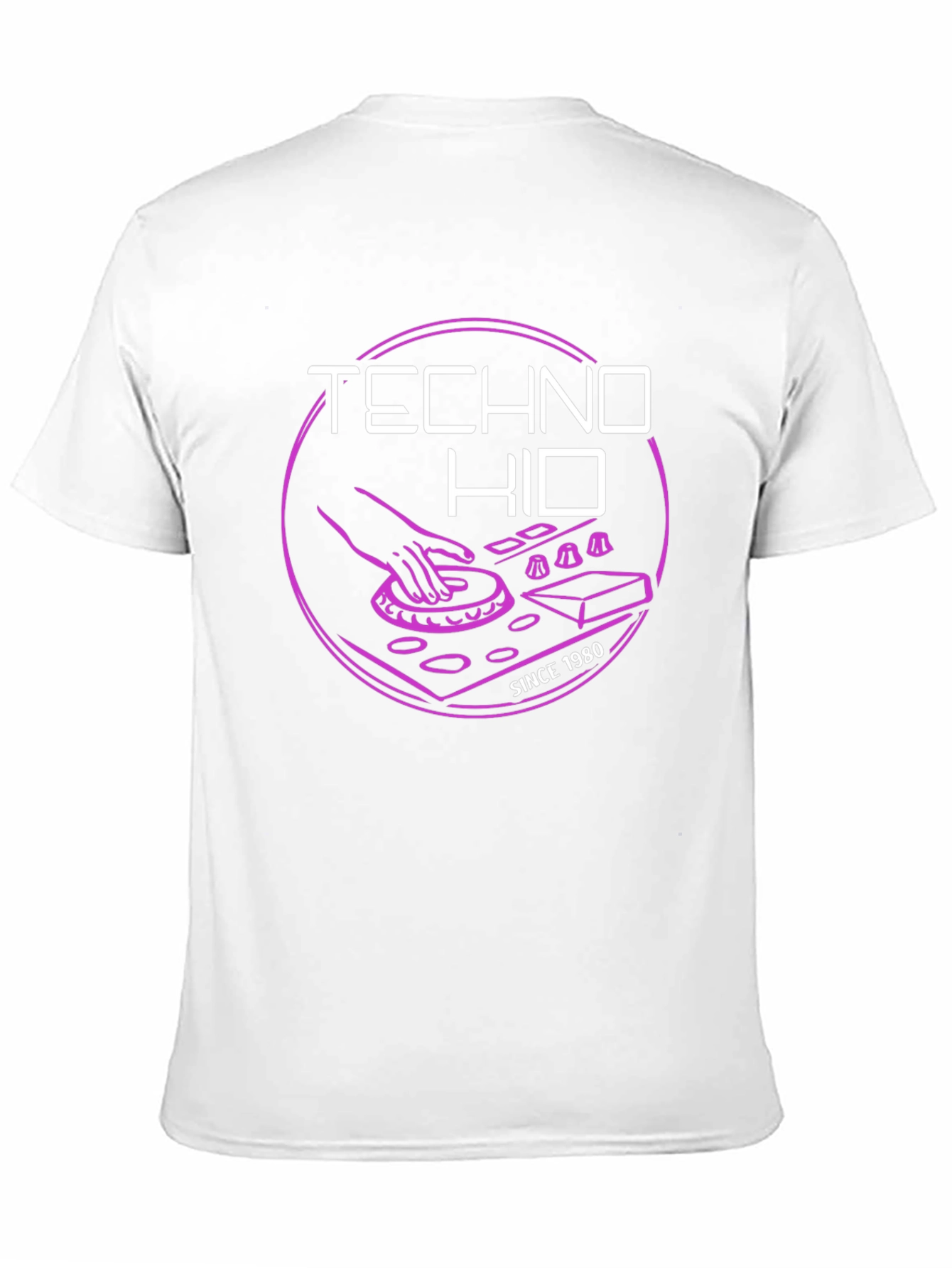 Techno Kid DJ Since 1980 T-Shirt - Black