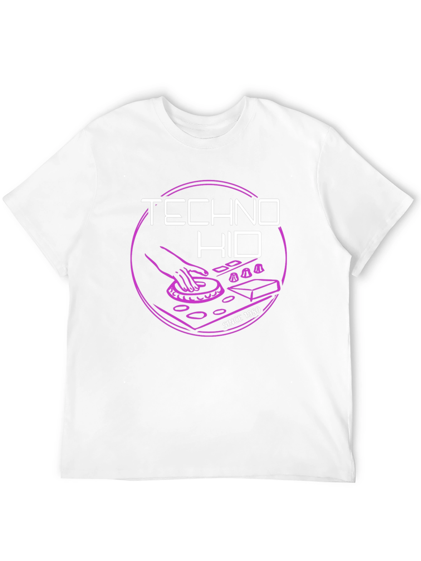Techno Kid DJ Since 1980 T-Shirt - Black
