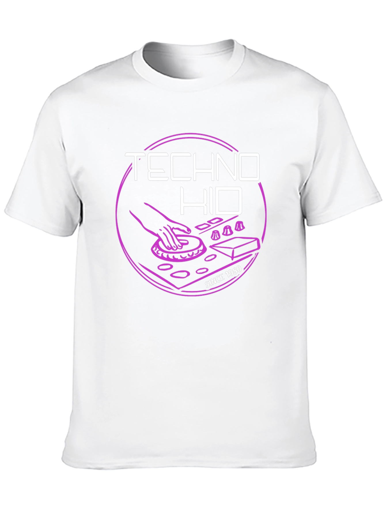 Techno Kid DJ Since 1980 T-Shirt - Black