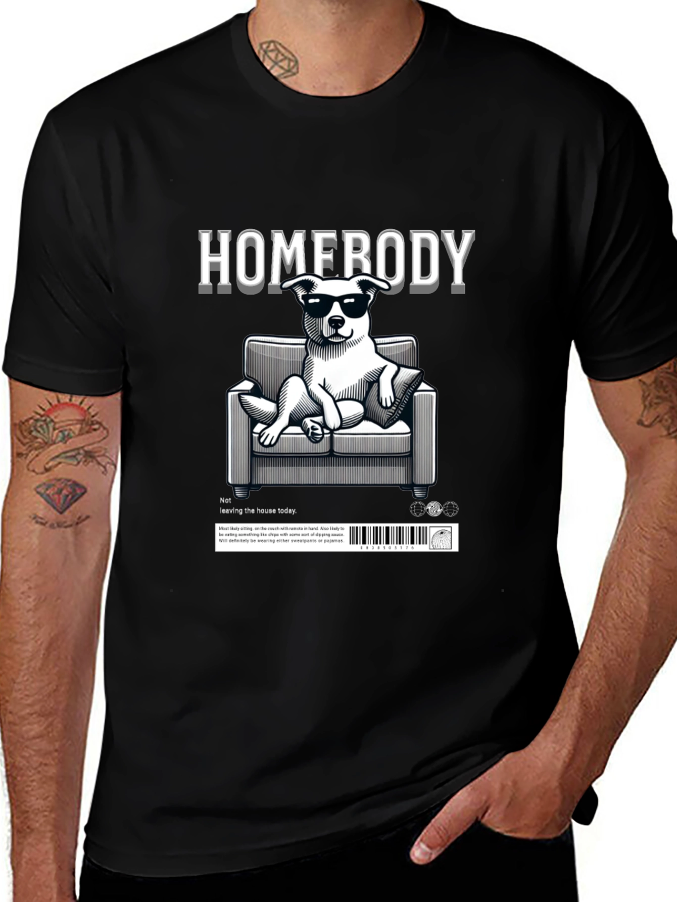 Homebody Dog Graphic Tee - Relaxed Fit