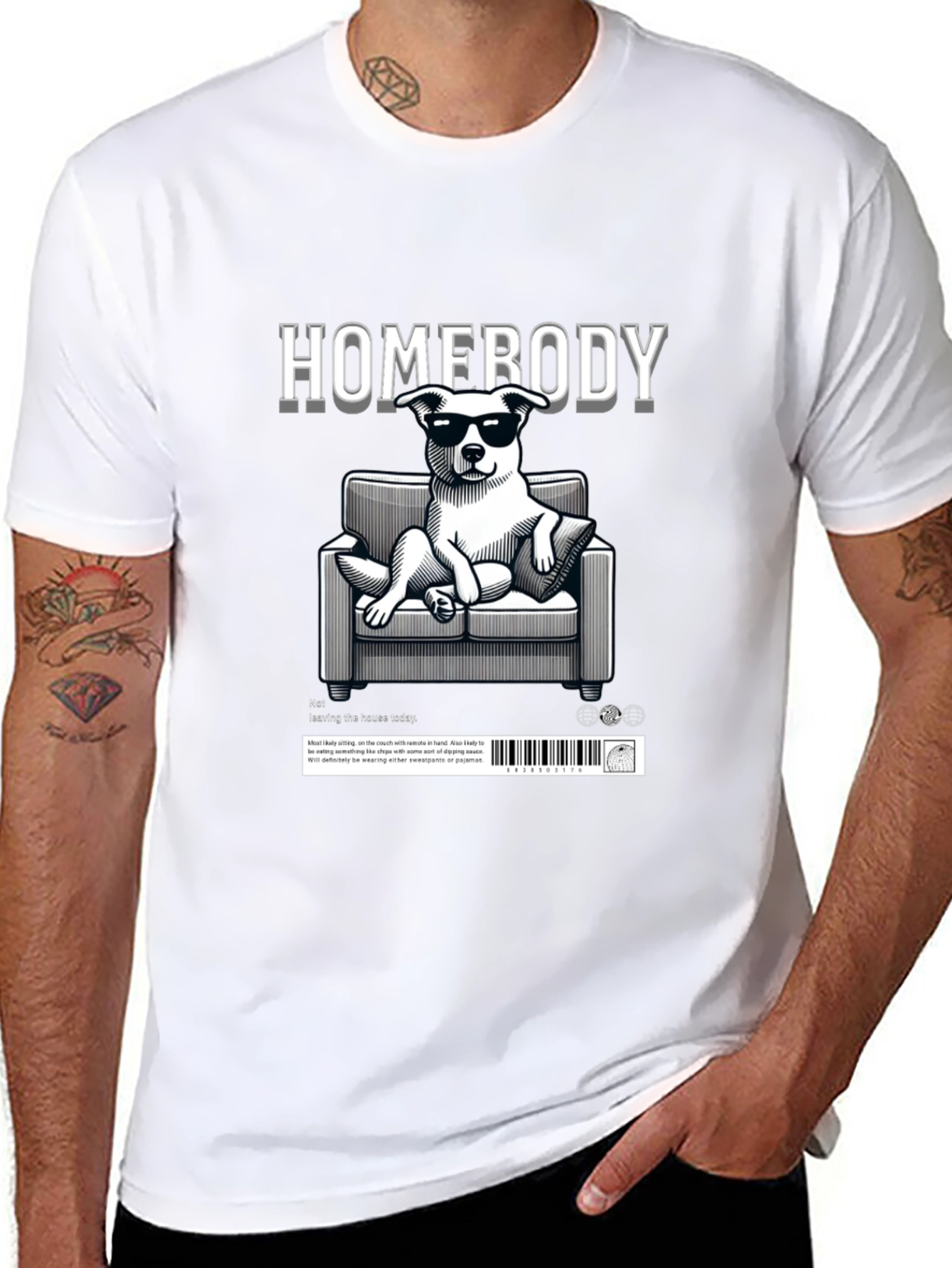 Homebody Dog Graphic Tee - Relaxed Fit