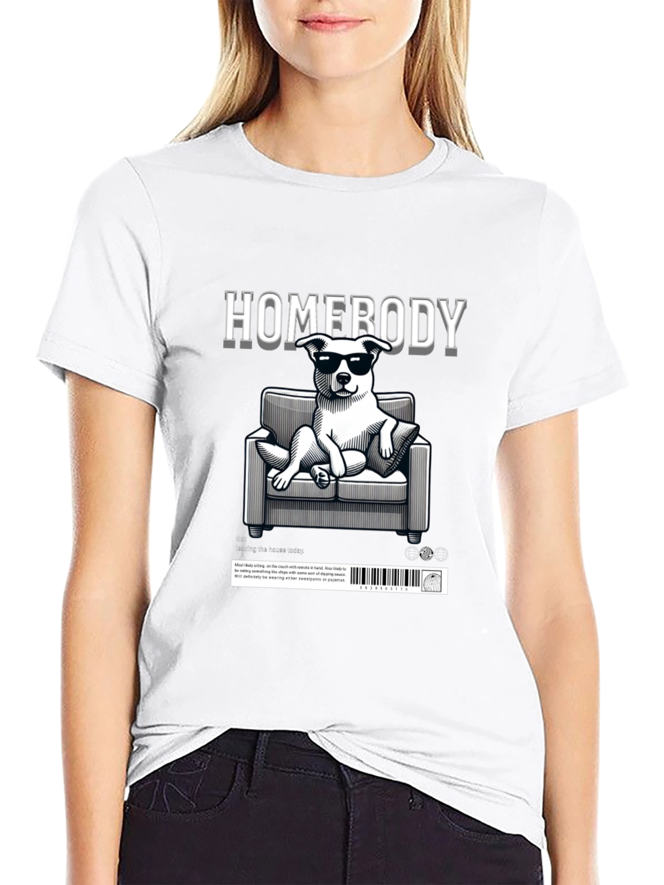 Homebody Dog Graphic Tee - Relaxed Fit