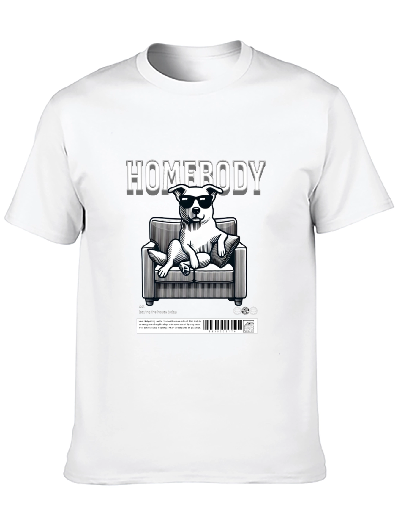 Homebody Dog Graphic Tee - Relaxed Fit