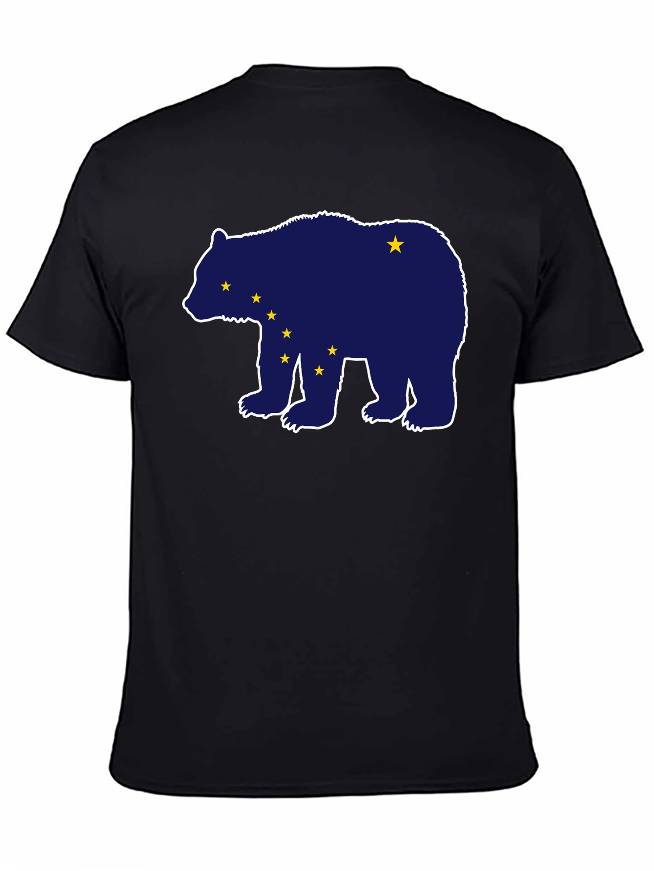 Alaska Bear T-Shirt - Midnight Blue