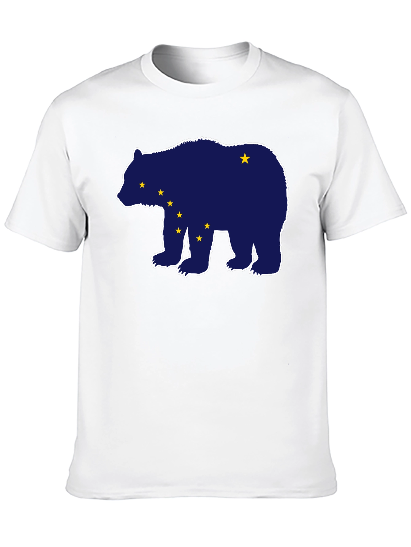 Alaska Bear T-Shirt - Midnight Blue