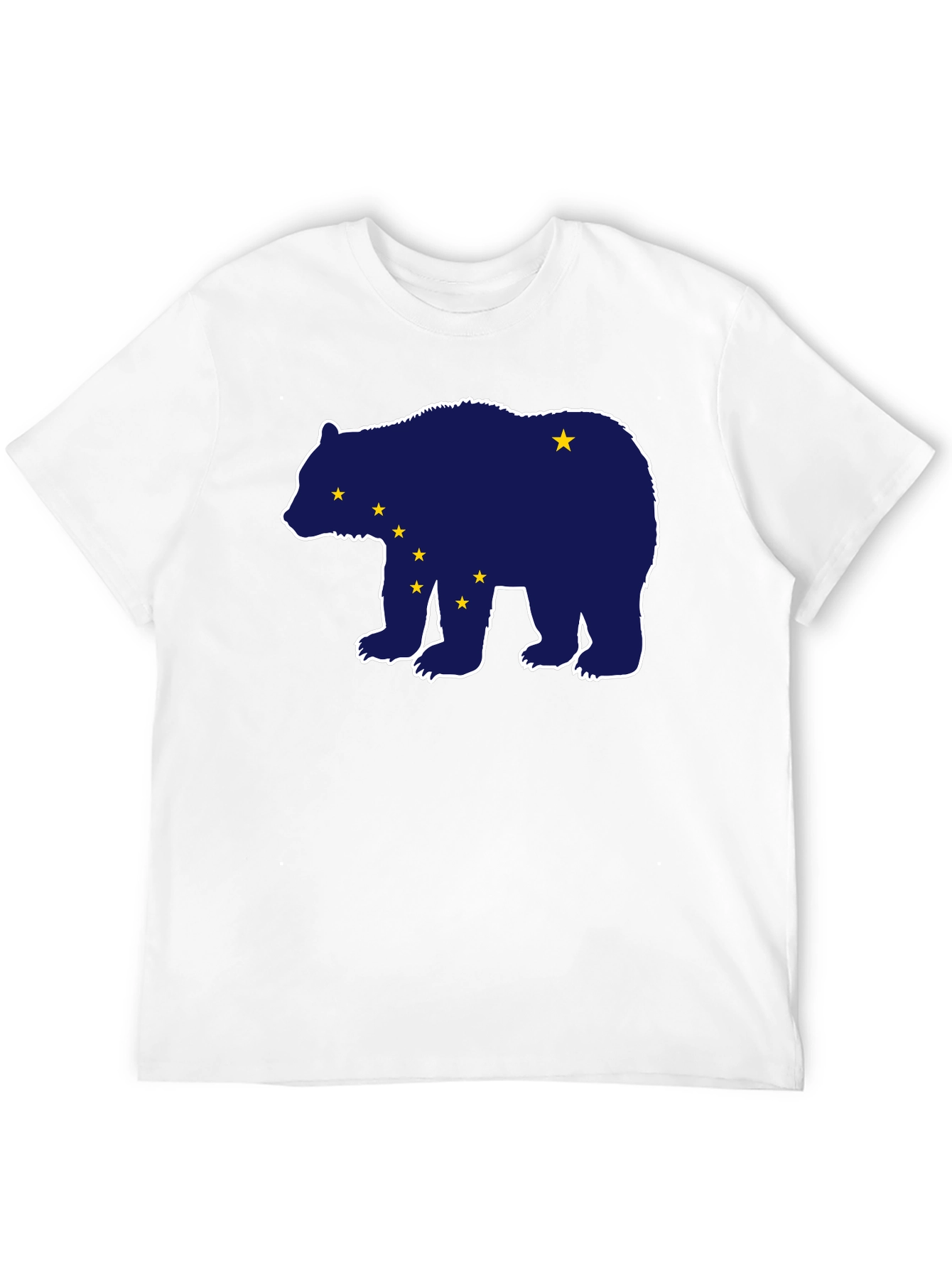 Alaska Bear T-Shirt - Midnight Blue