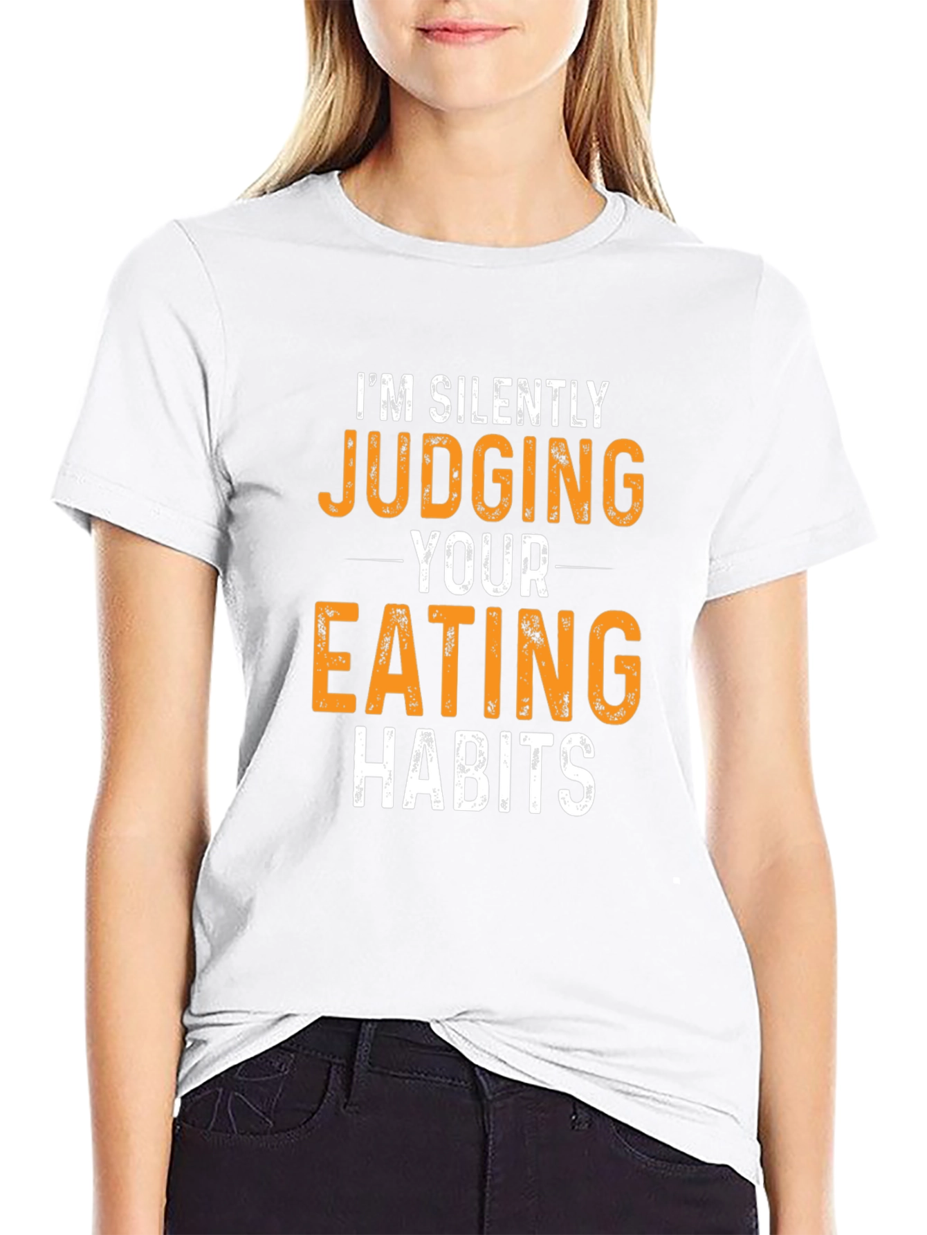 Humorous Judging Your Eating Habits Graphic Tee