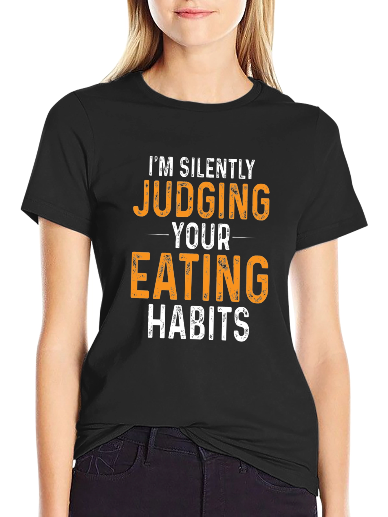Humorous Judging Your Eating Habits Graphic Tee