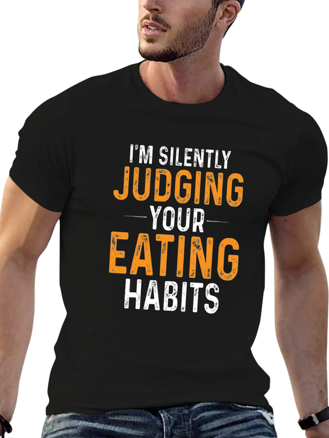 Humorous Judging Your Eating Habits Graphic Tee