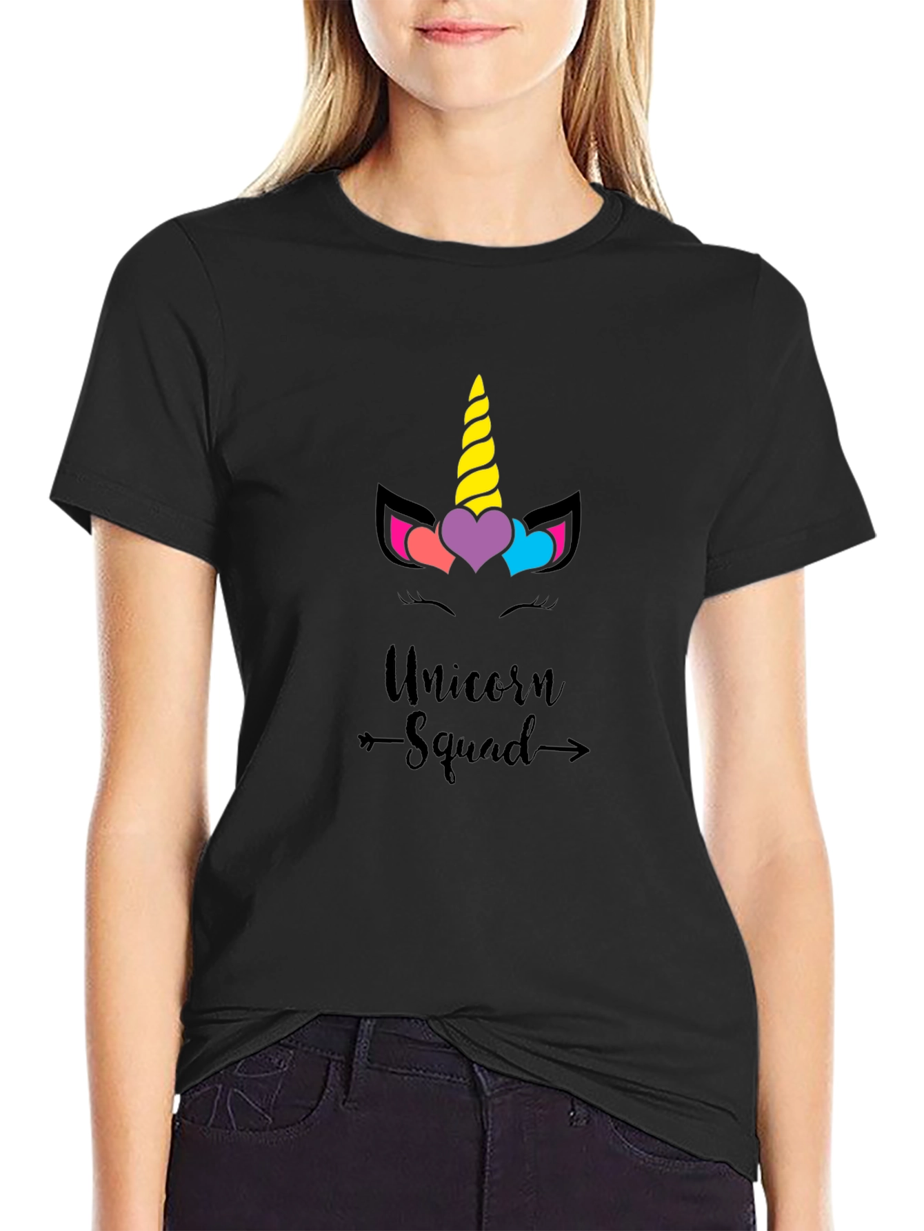 Unicorn Squad Black T-Shirt