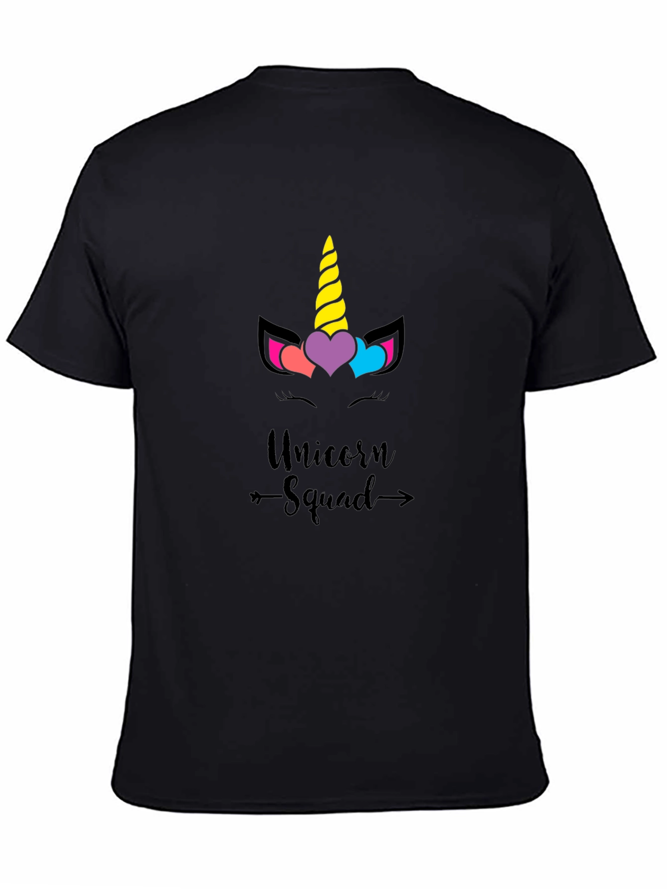 Unicorn Squad Black T-Shirt