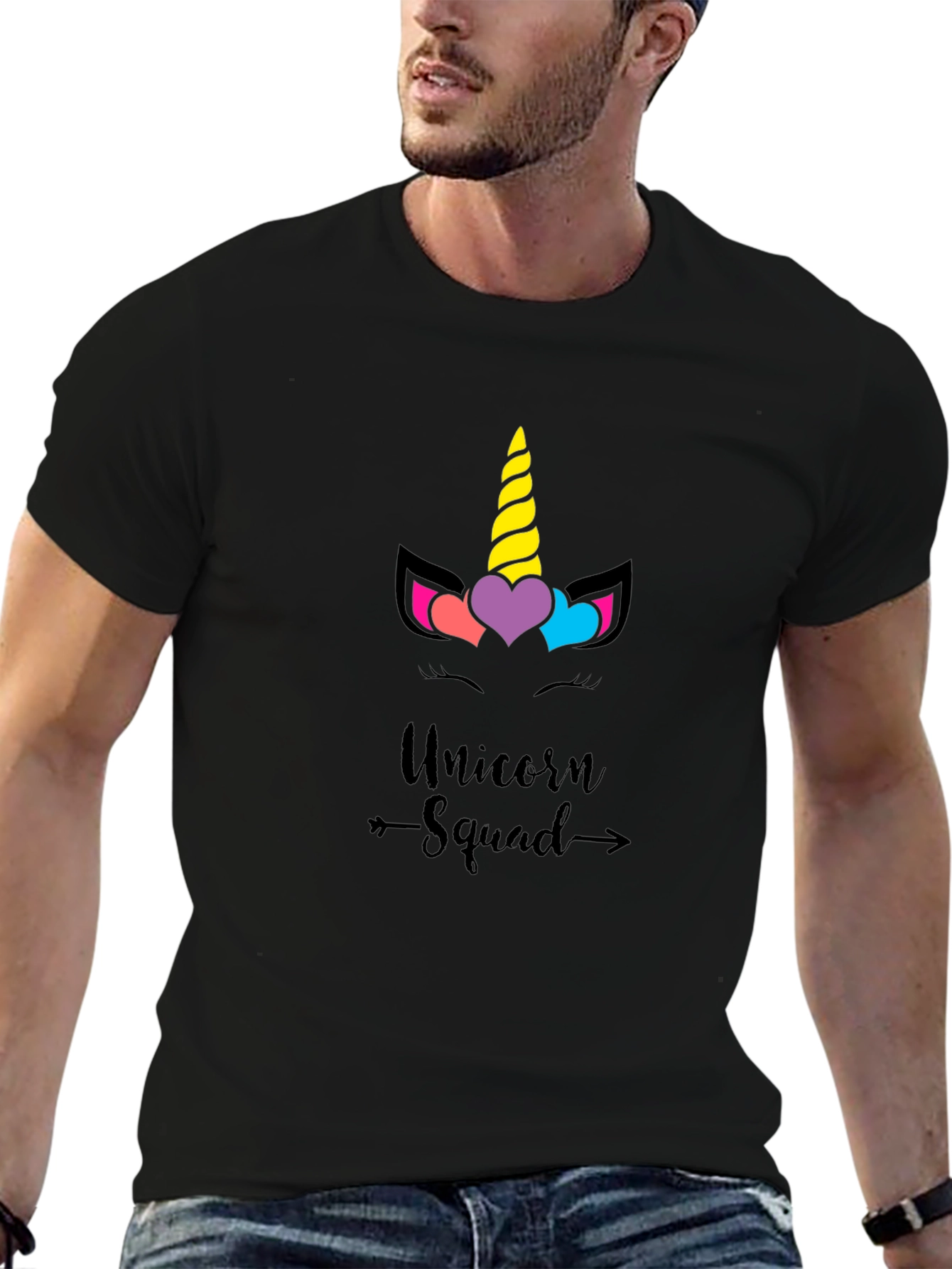 Unicorn Squad Black T-Shirt