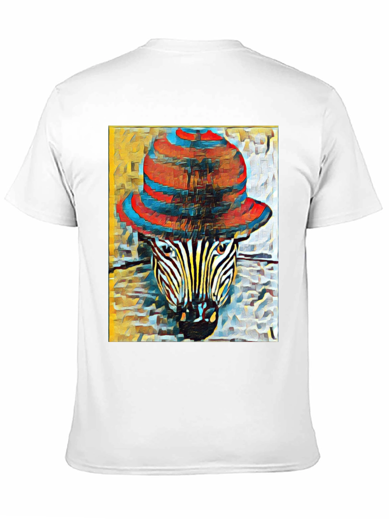 Zebra in Hat Graphic T-Shirt