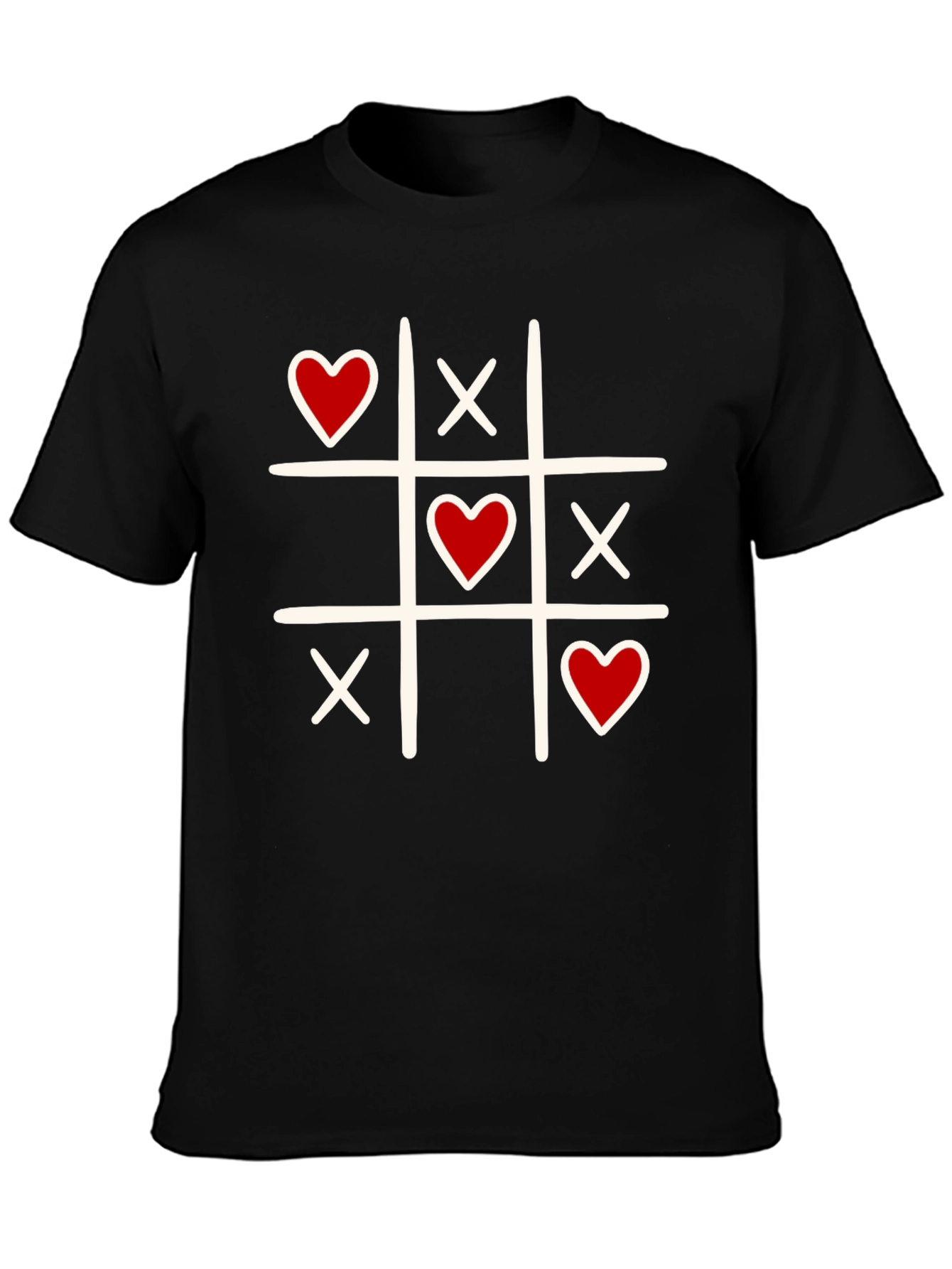 Tic-Tac-Toe Valentines Day Graphic Tee