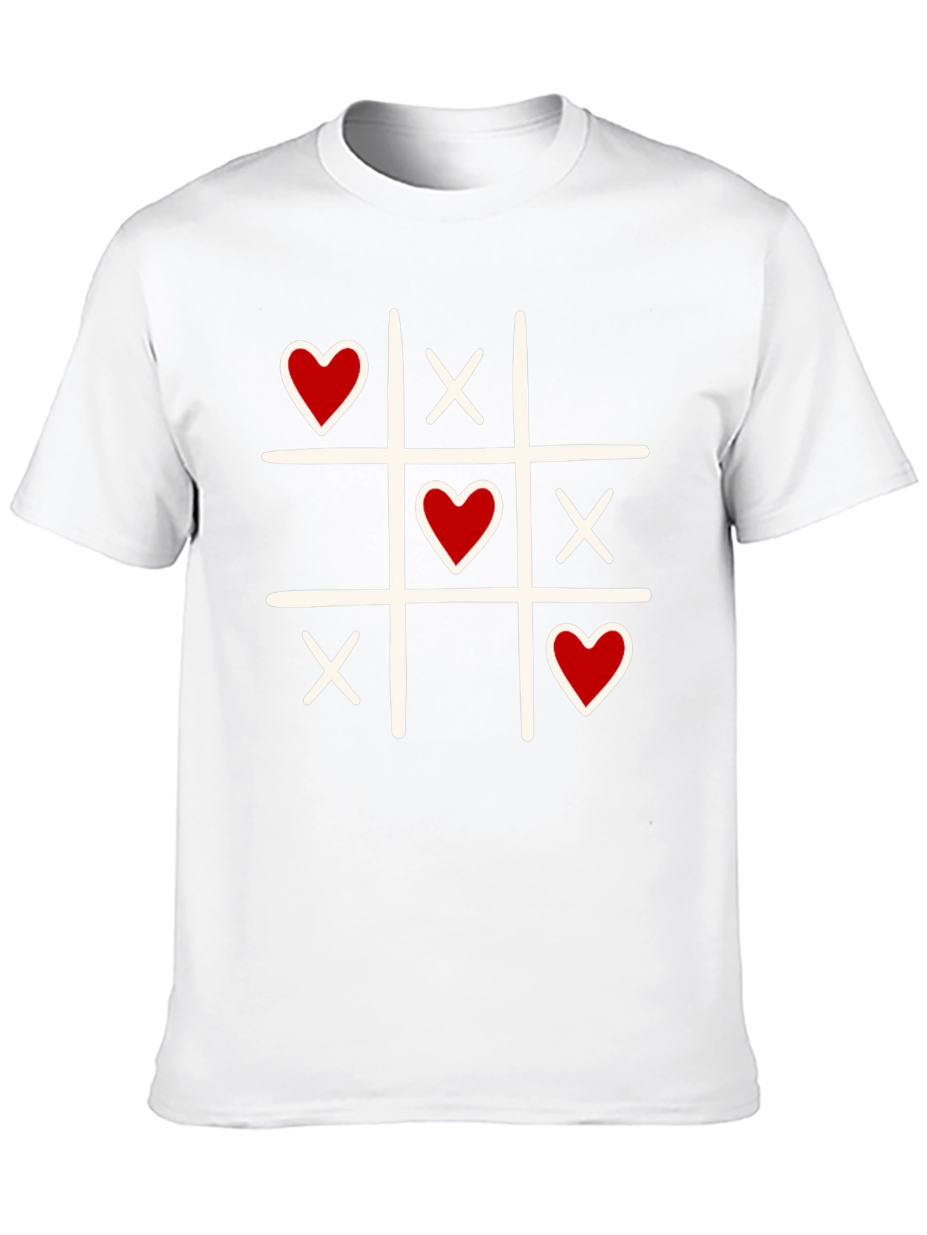 Tic-Tac-Toe Valentines Day Graphic Tee