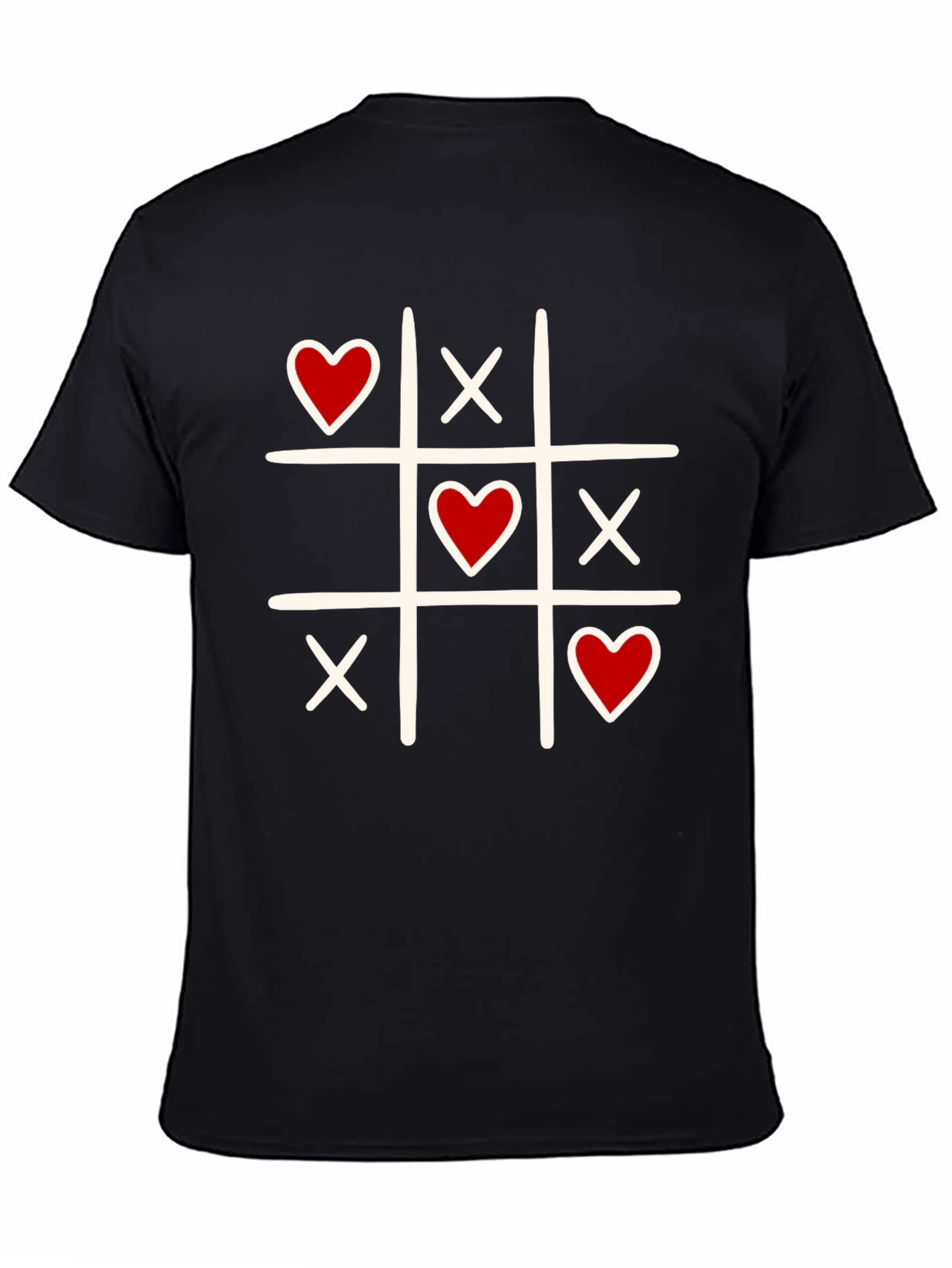 Tic-Tac-Toe Valentines Day Graphic Tee