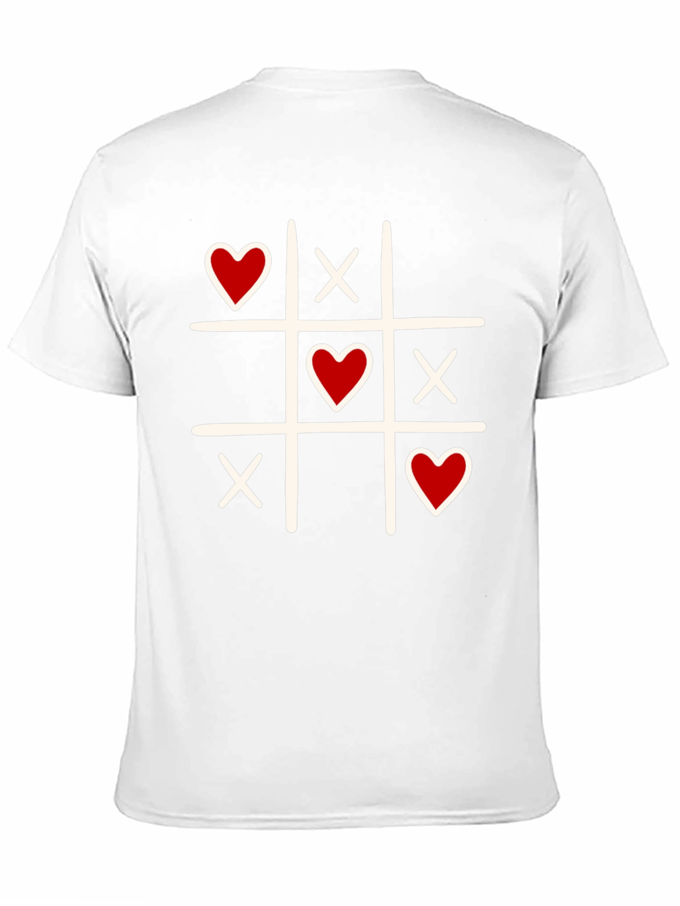 Tic-Tac-Toe Valentines Day Graphic Tee