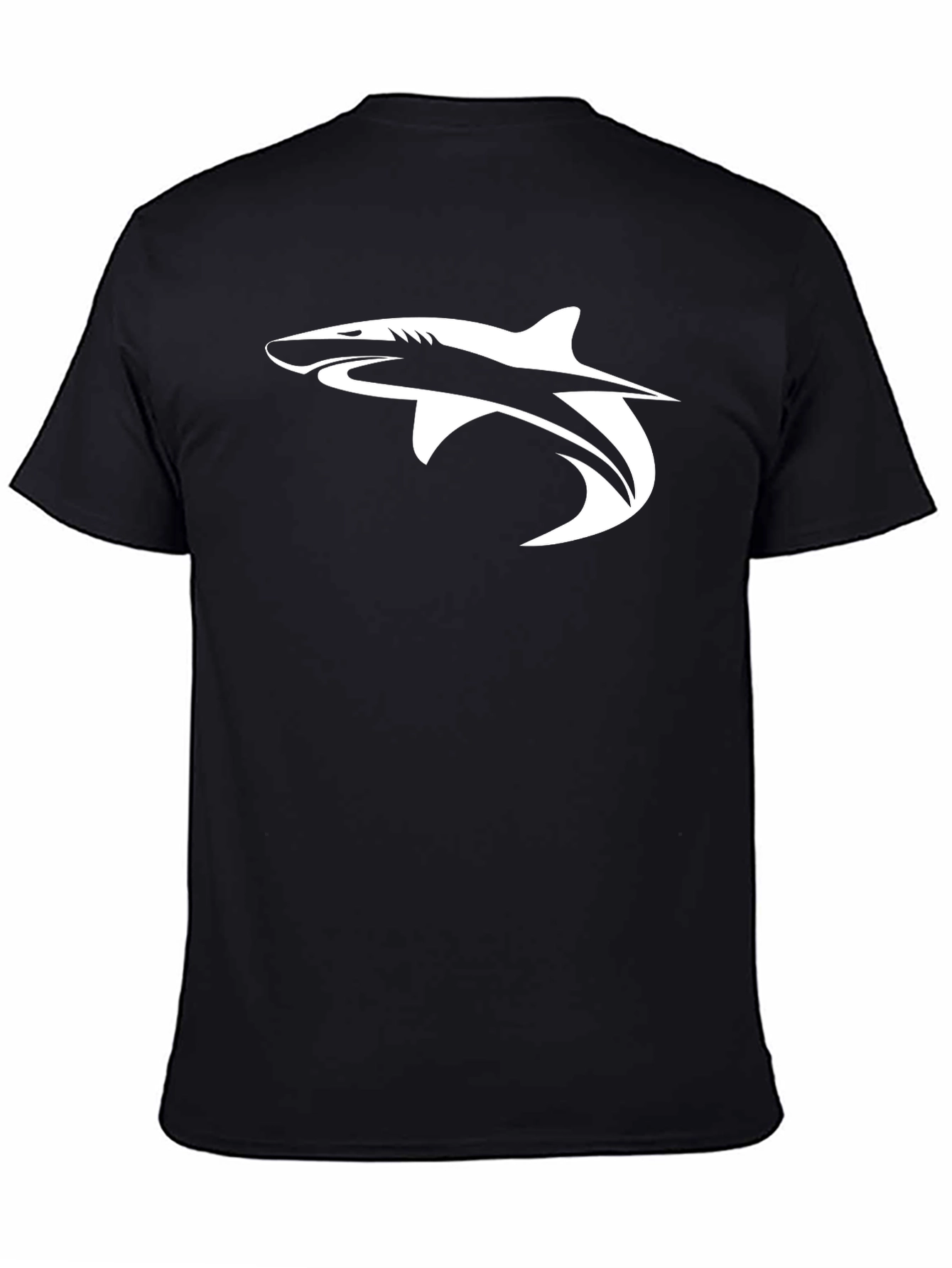 Shark Graphic Tee - Mens Black T-Shirt