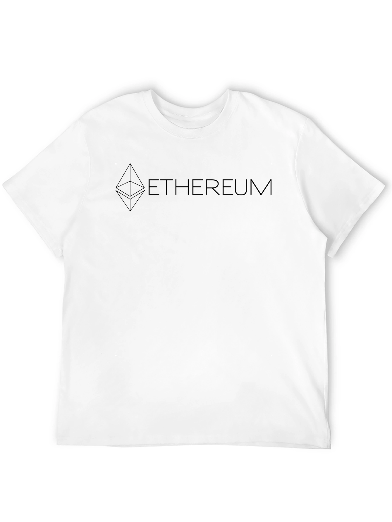 Ethereum Crypto Black T-Shirt - Modern Digital Currency Tee