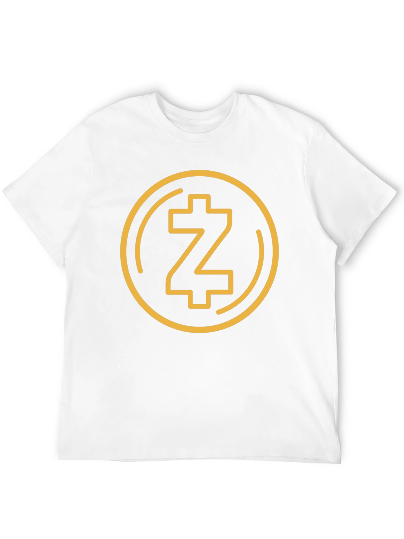 Black T-Shirt with Gold Crypto Coin Z Design