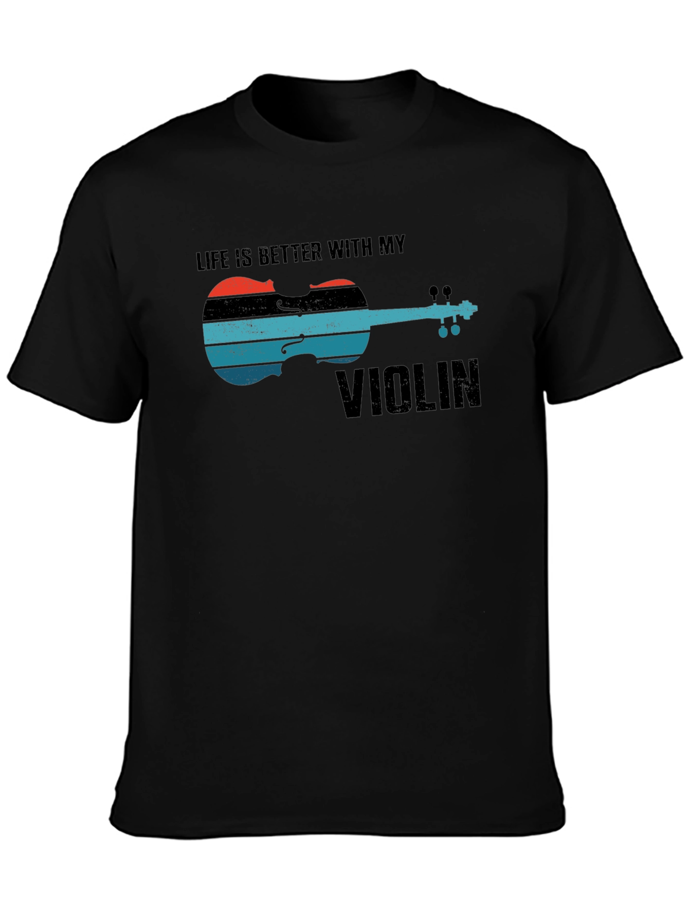 Life is Better with My Violin Graphic Tee