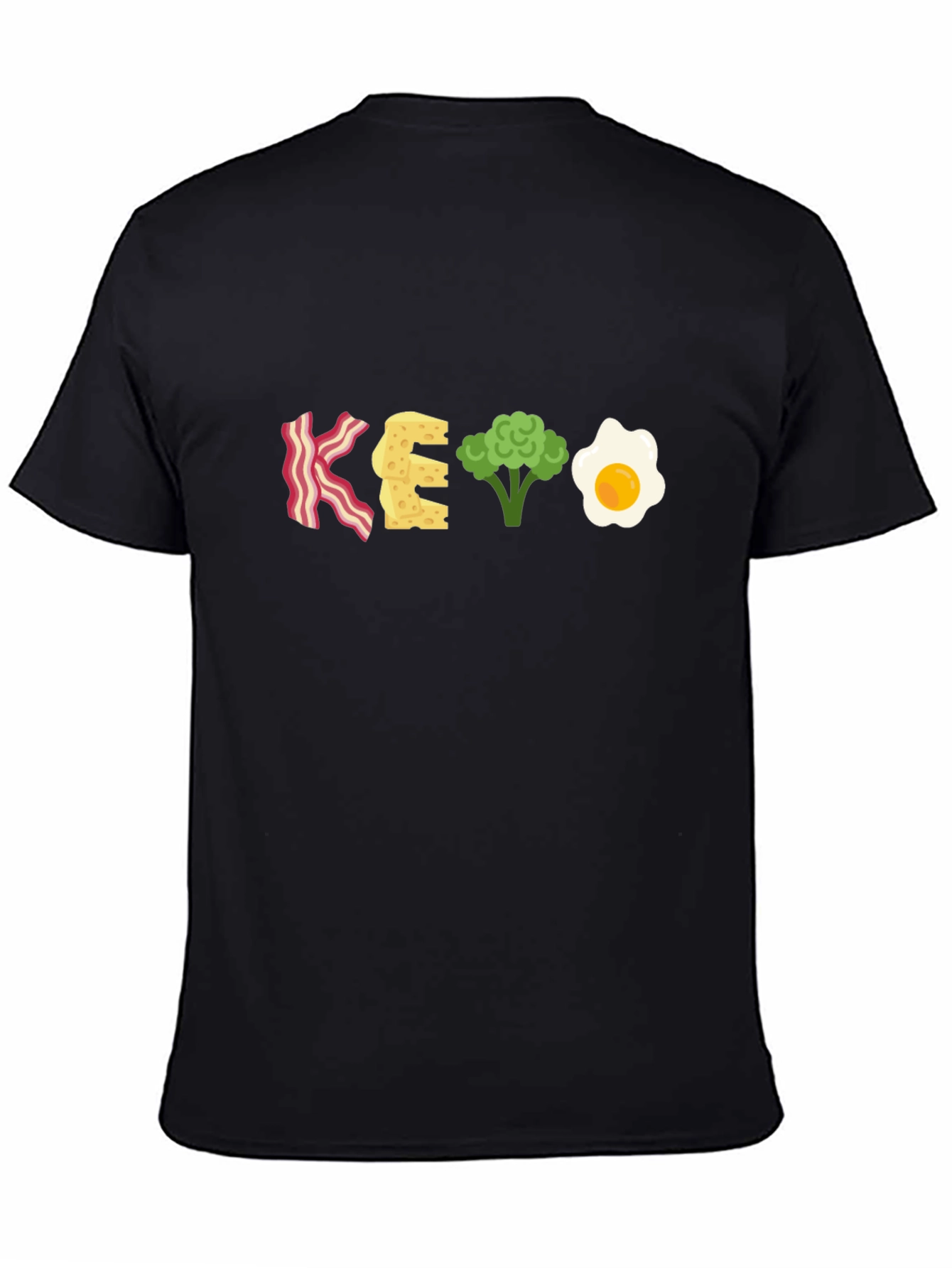 Keto Diet T-Shirt - Bacon Cheese Broccoli Egg