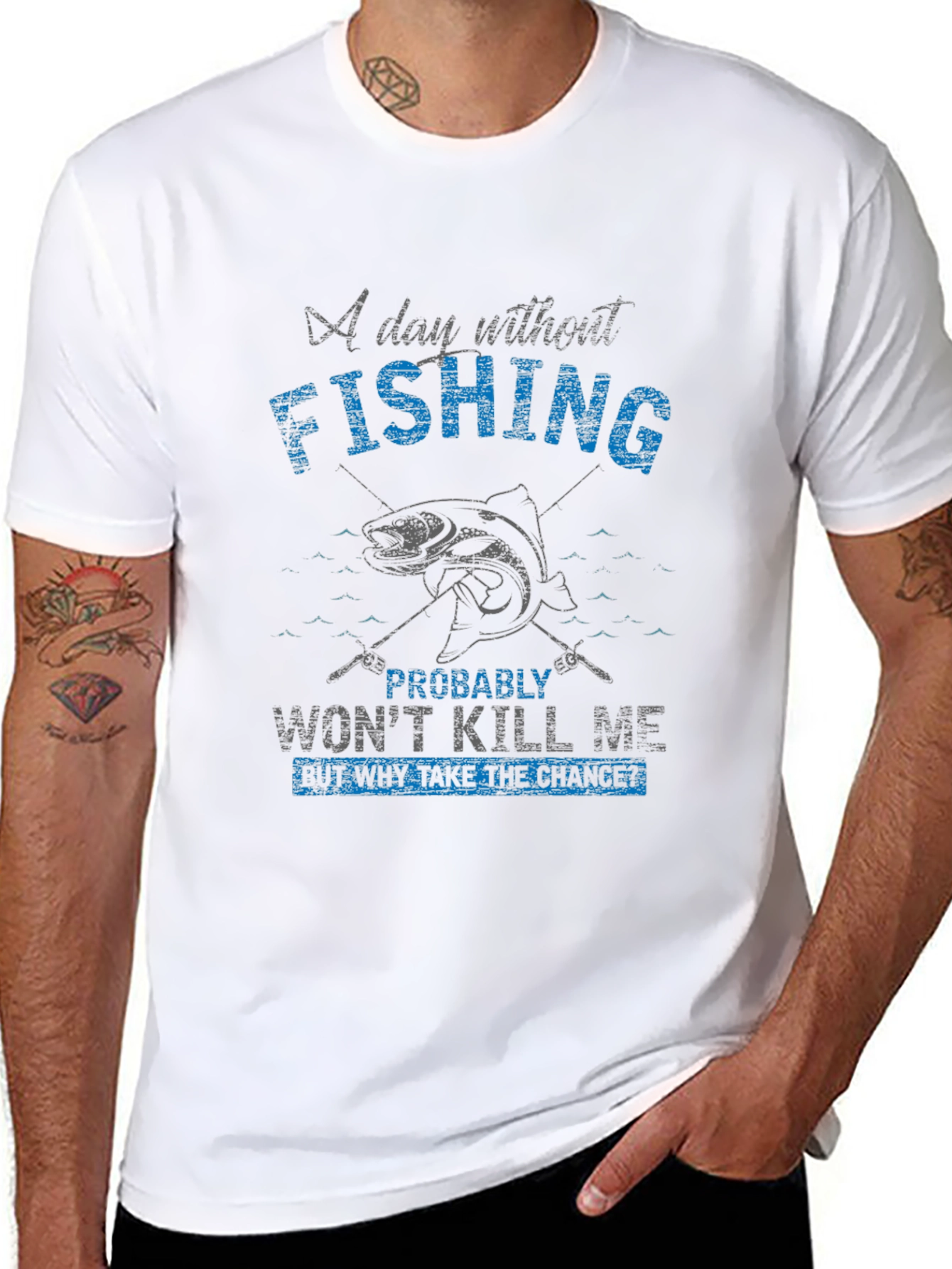 Fishing T-Shirt - A Day Without Fishing