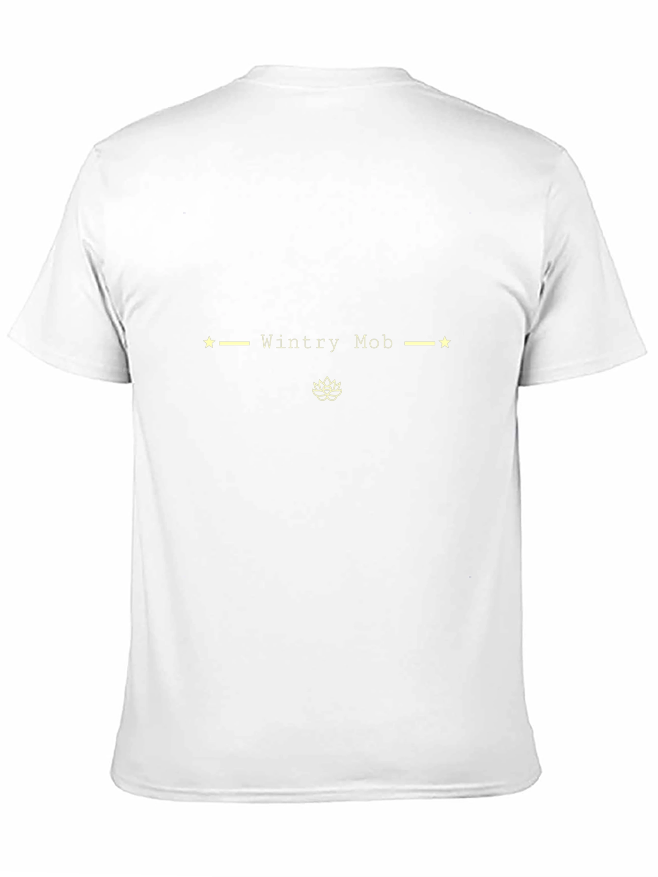Trendy Black T-Shirt - Wintry Mob Design