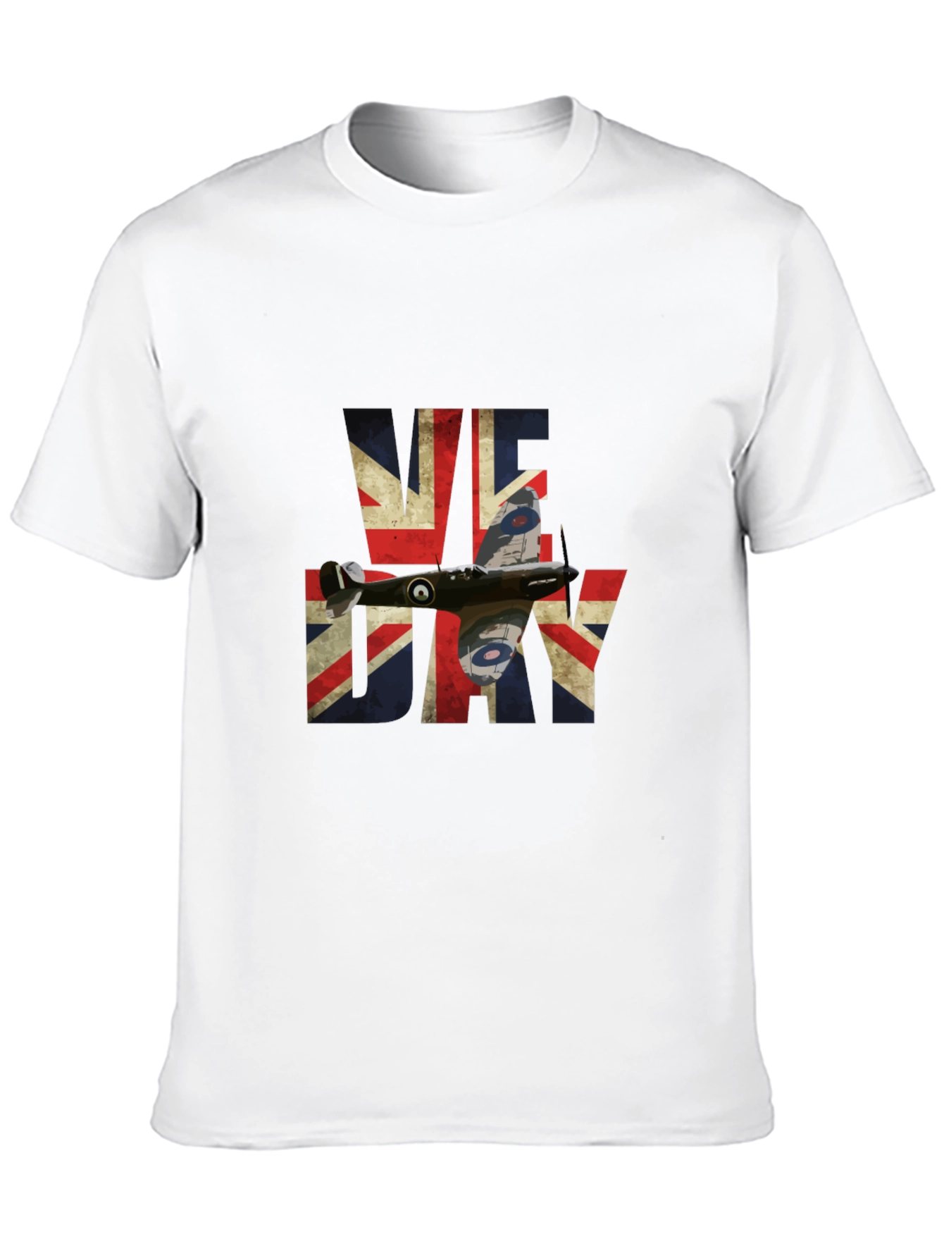 VE Day Spitfire Union Jack T-Shirt