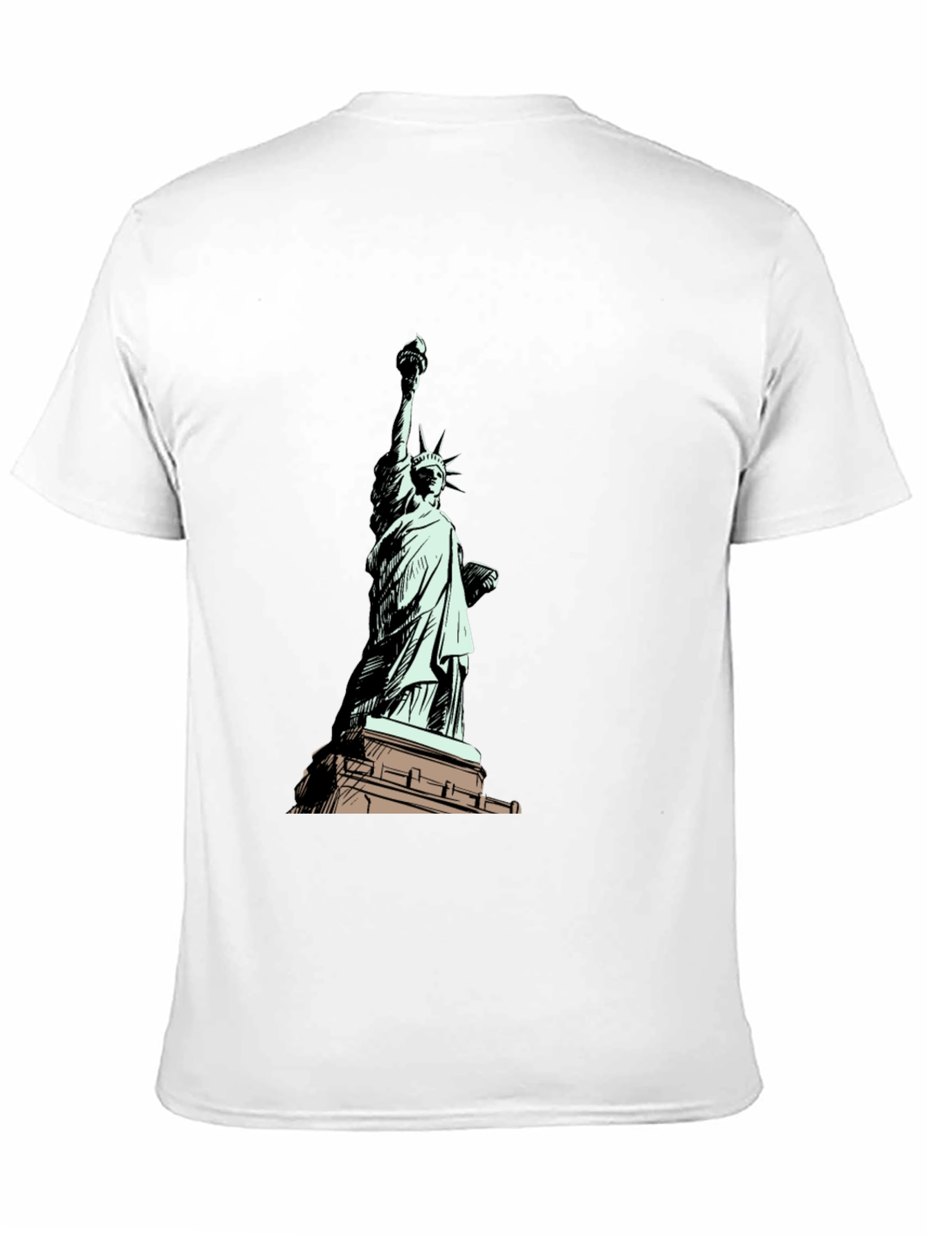 Statue of Liberty Graphic T-Shirt - Black