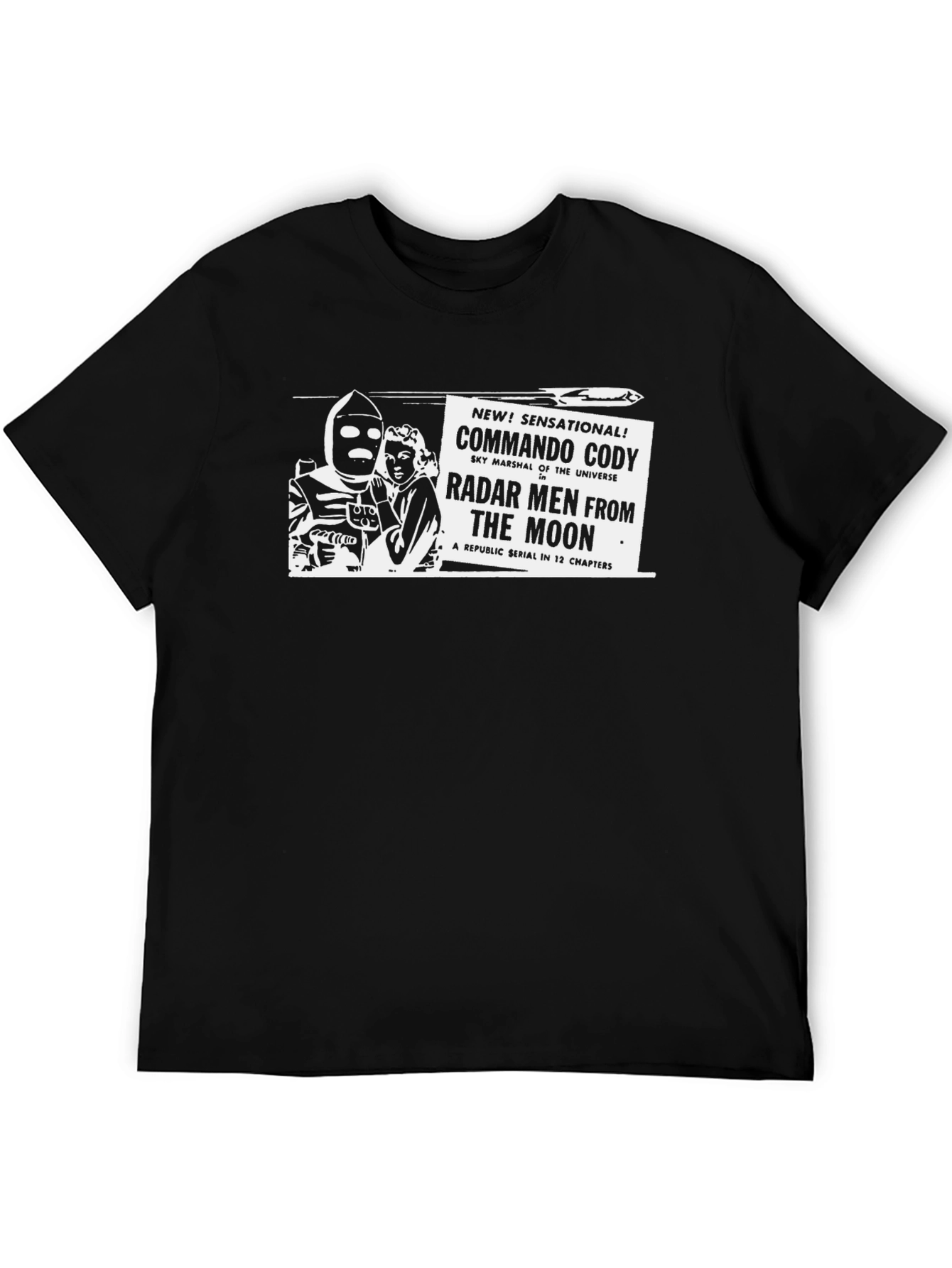 Commando Cody T-Shirt - Radar Men From The Moon