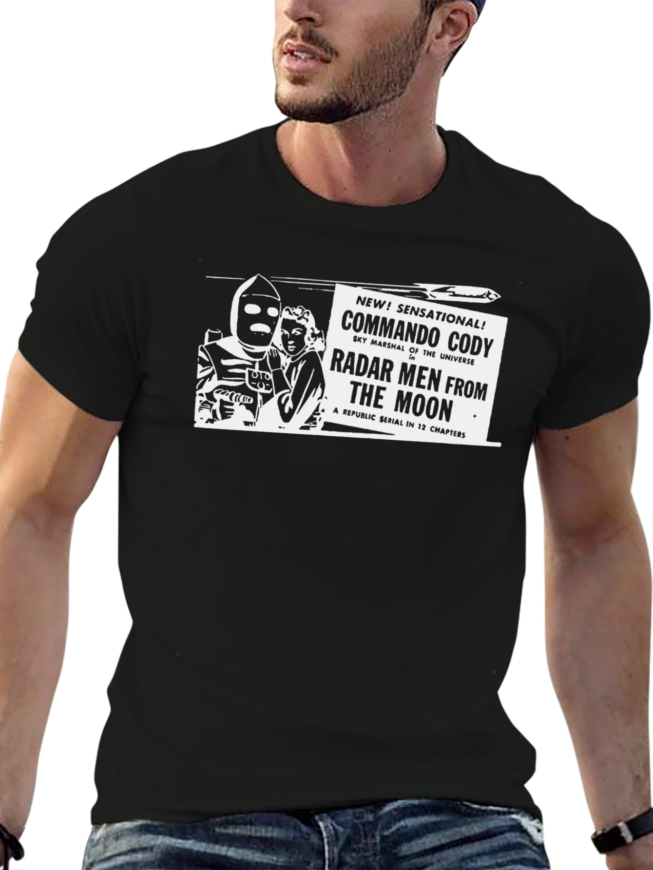 Commando Cody T-Shirt - Radar Men From The Moon