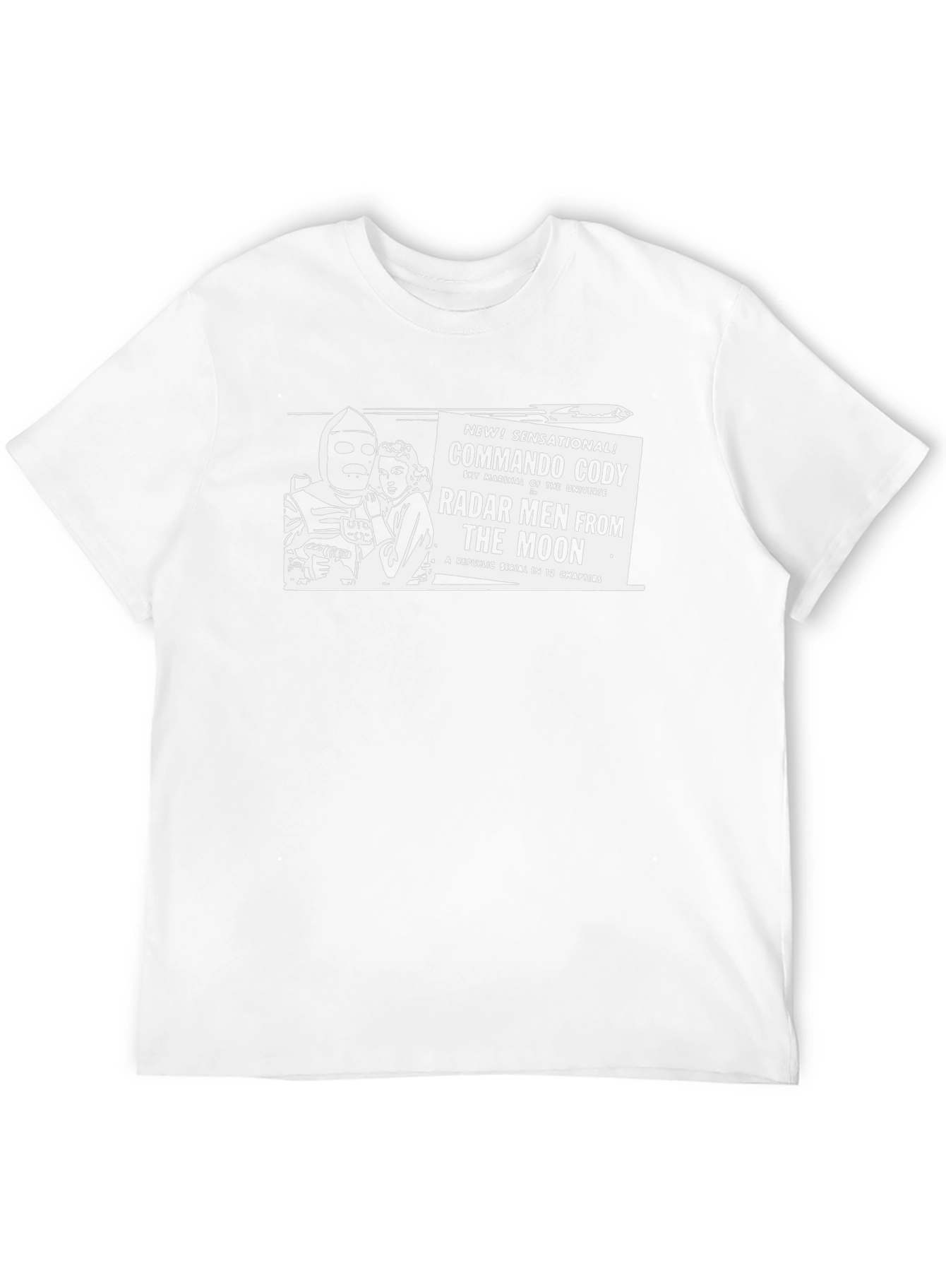 Commando Cody T-Shirt - Radar Men From The Moon