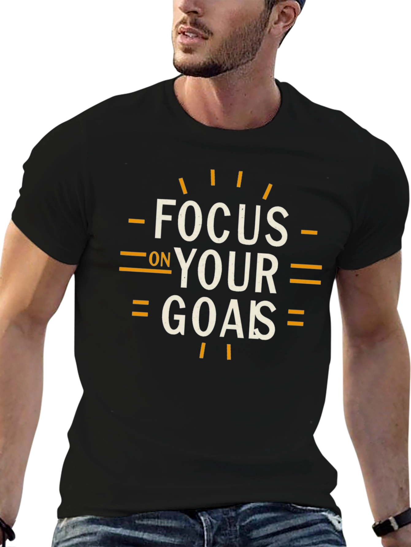 Focus On Your Goals T-Shirt - Motivational Tee