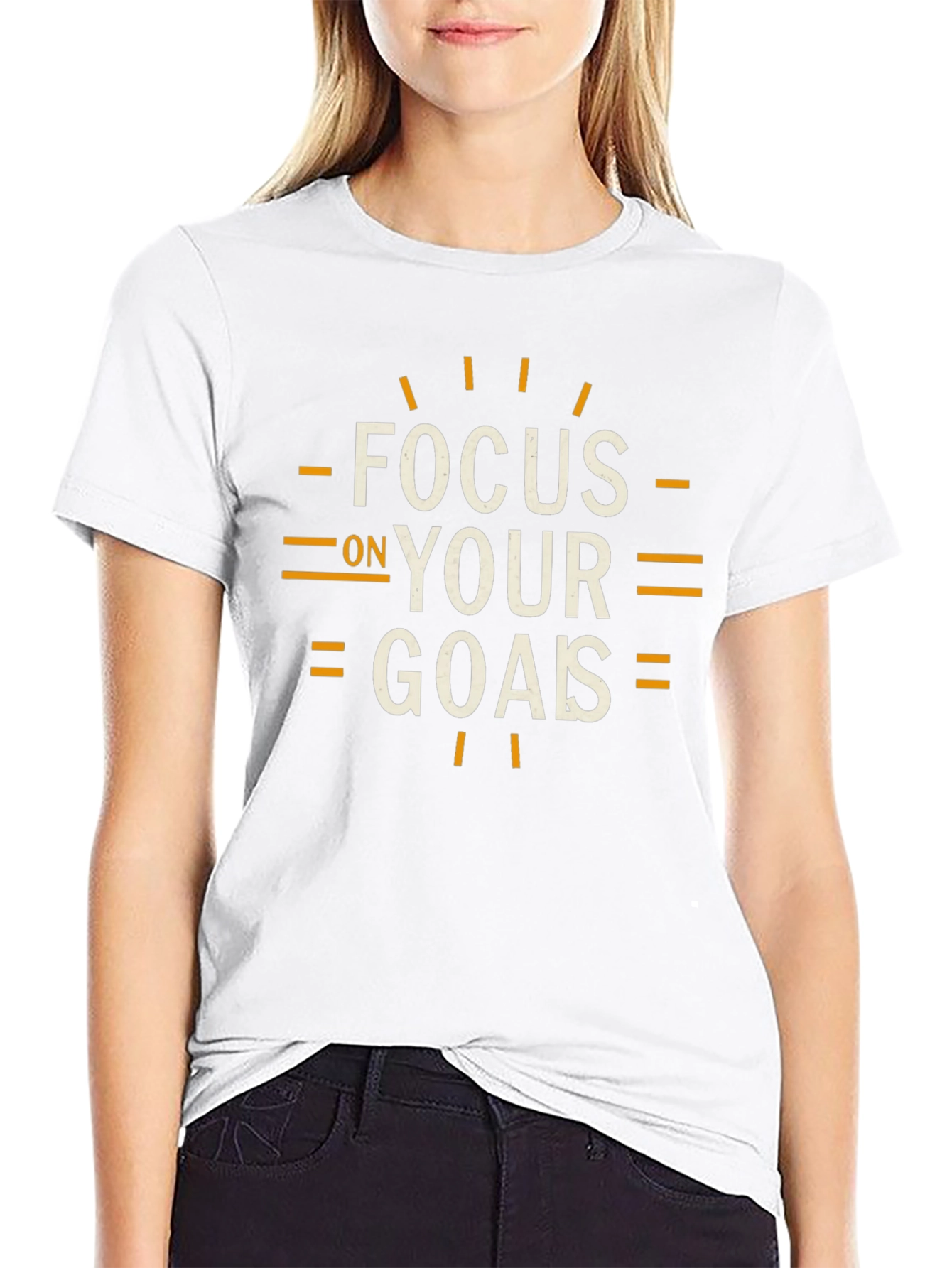 Focus On Your Goals T-Shirt - Motivational Tee