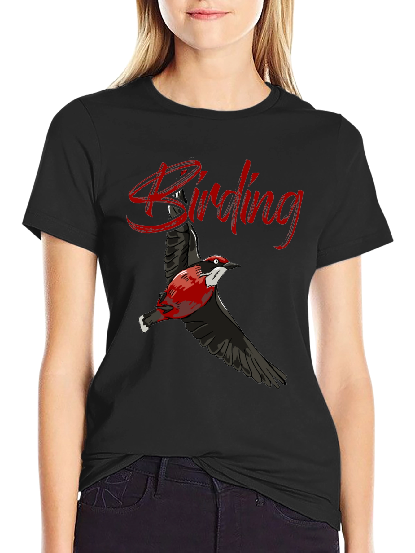 Birding Graphic T-Shirt - Bird Lover Gift