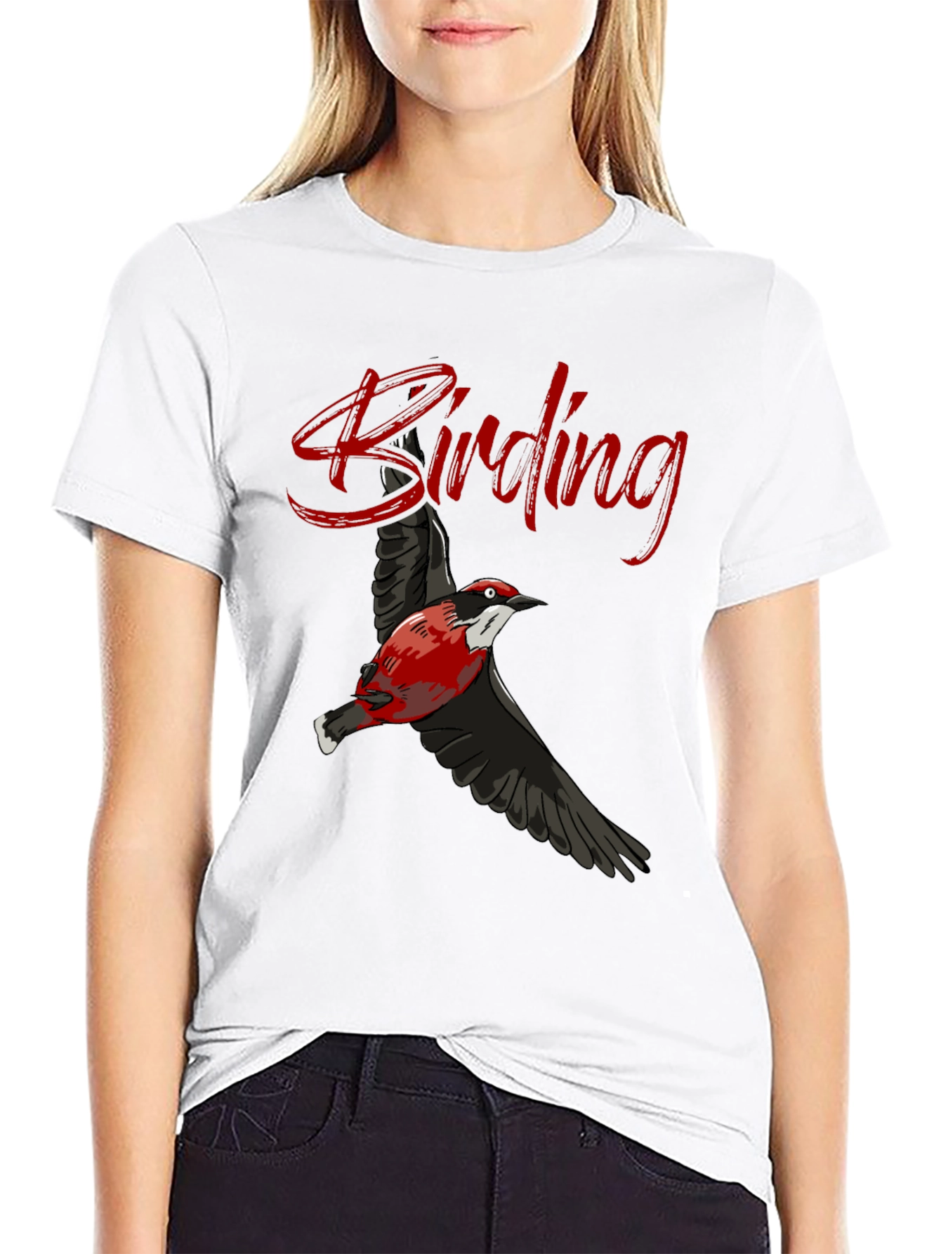 Birding Graphic T-Shirt - Bird Lover Gift