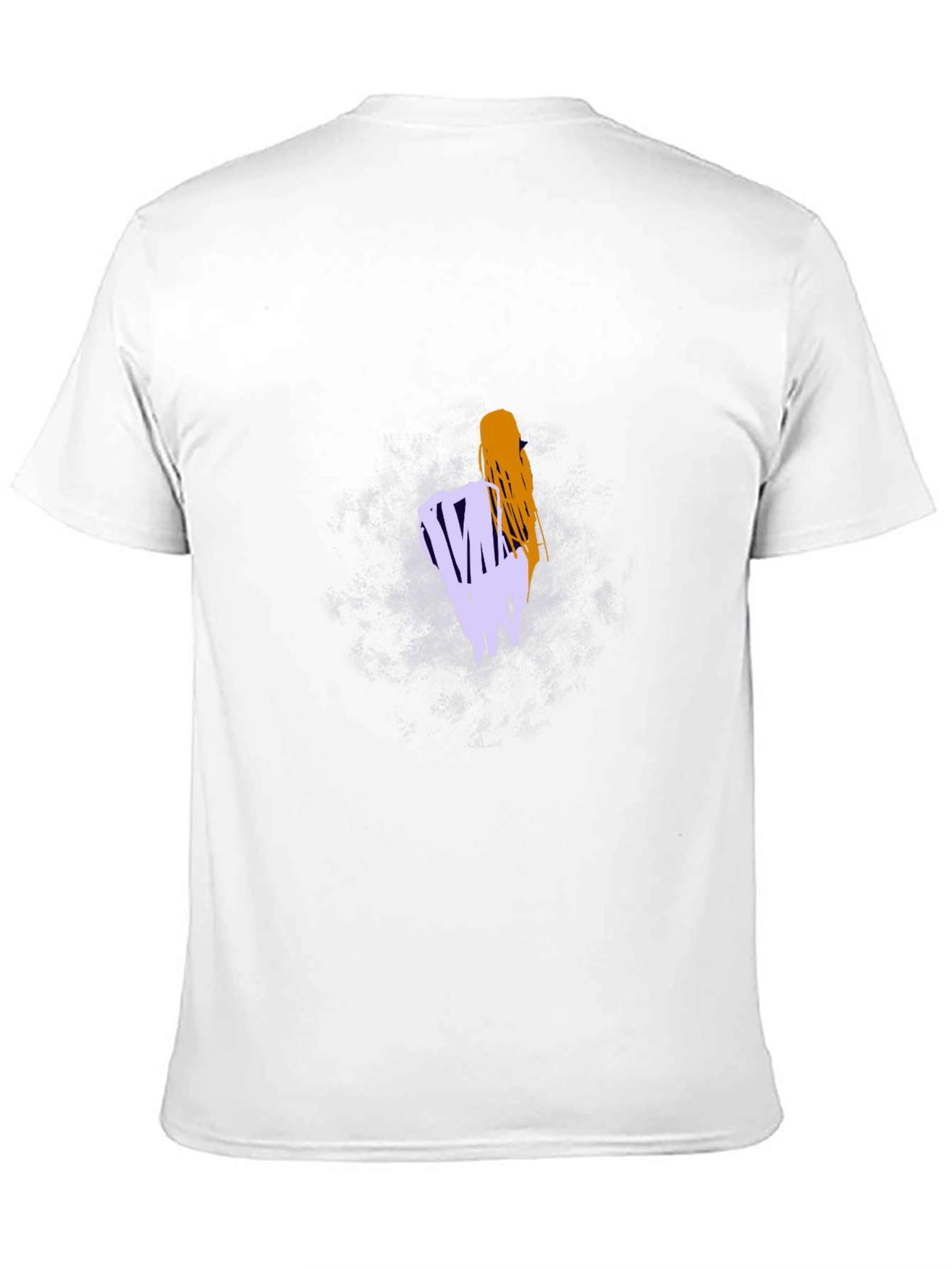 Abstract Graphic Tee - Casual Black T-Shirt