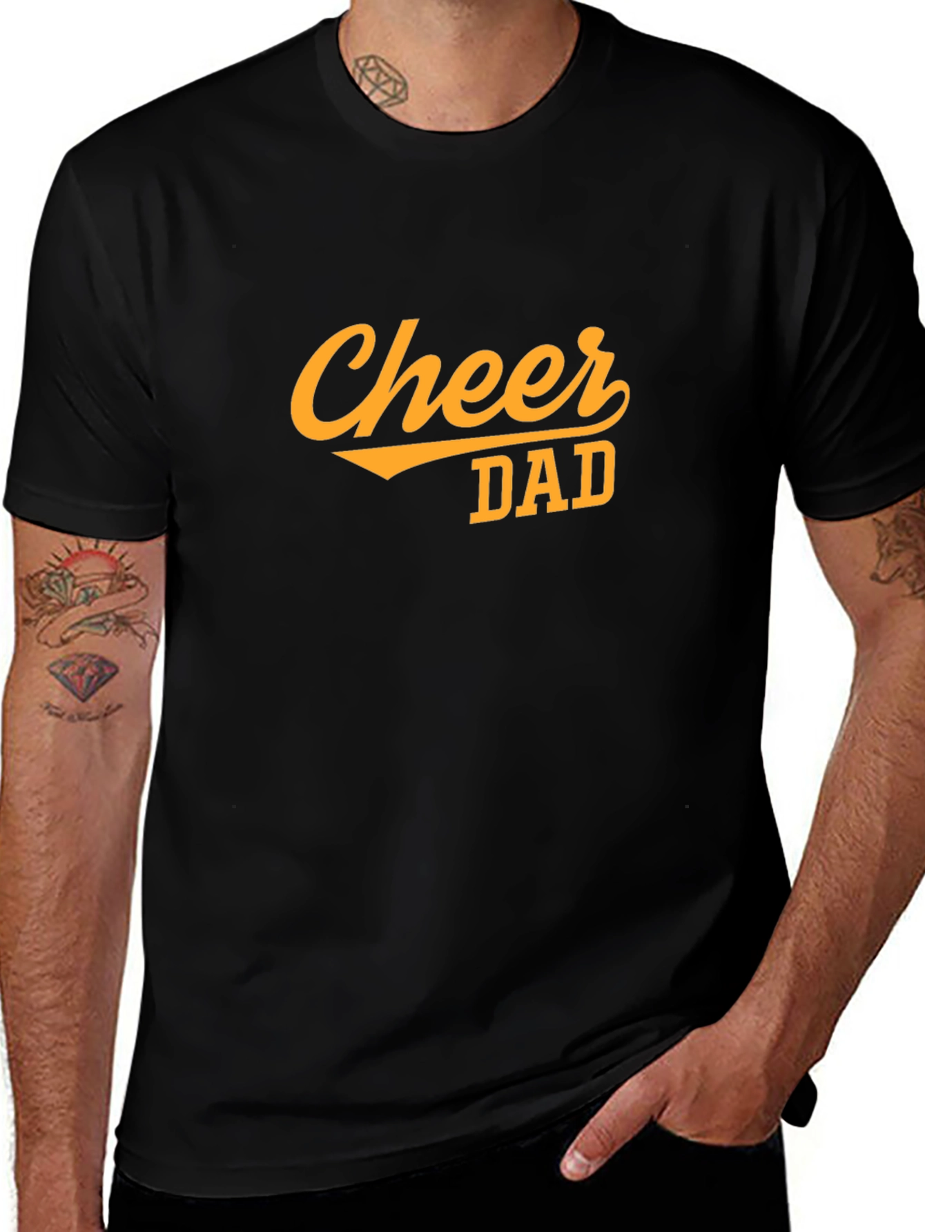 Cheer Dad Black T-Shirt