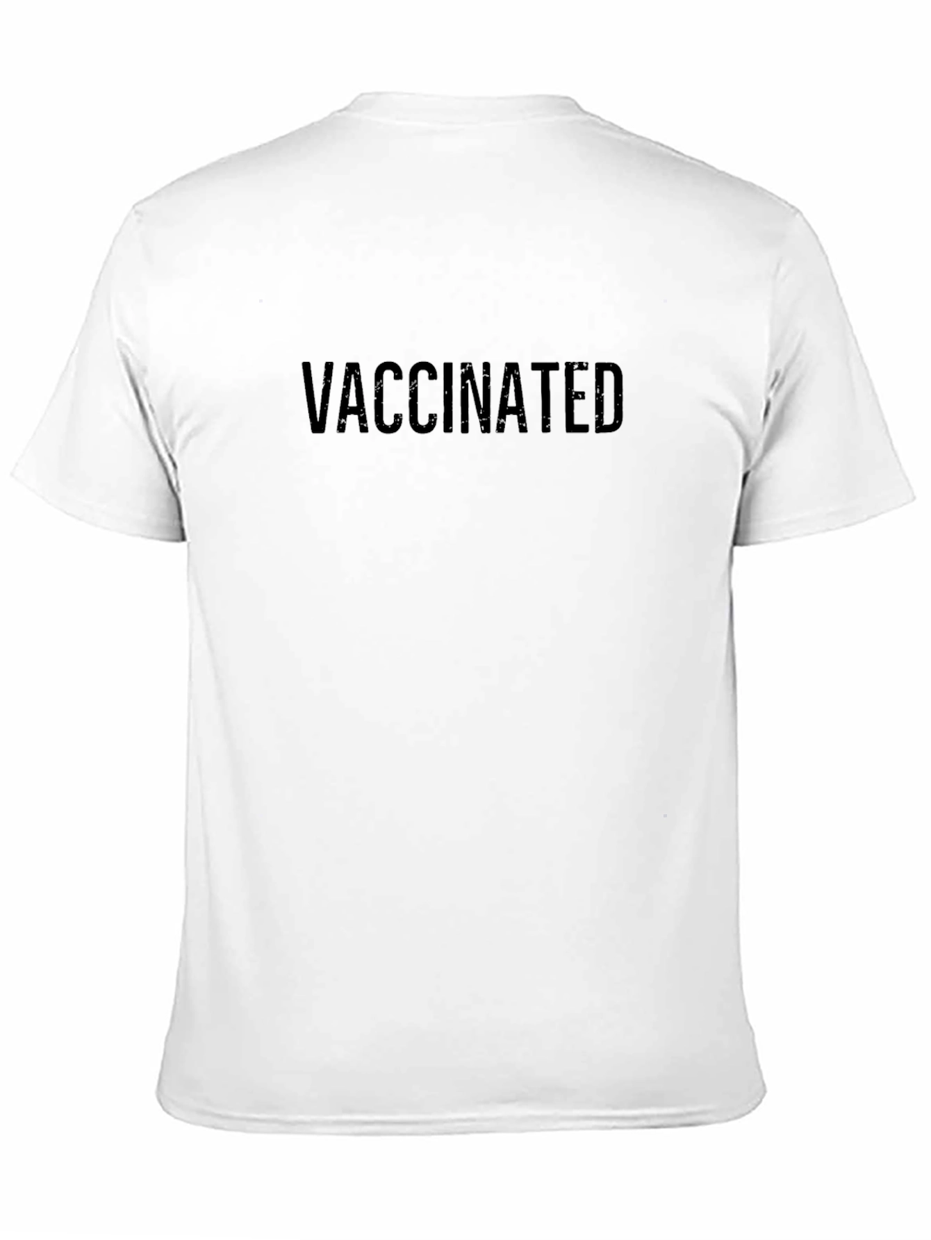 Vaccinated Tee - Stylish & Comfortable Black T-Shirt