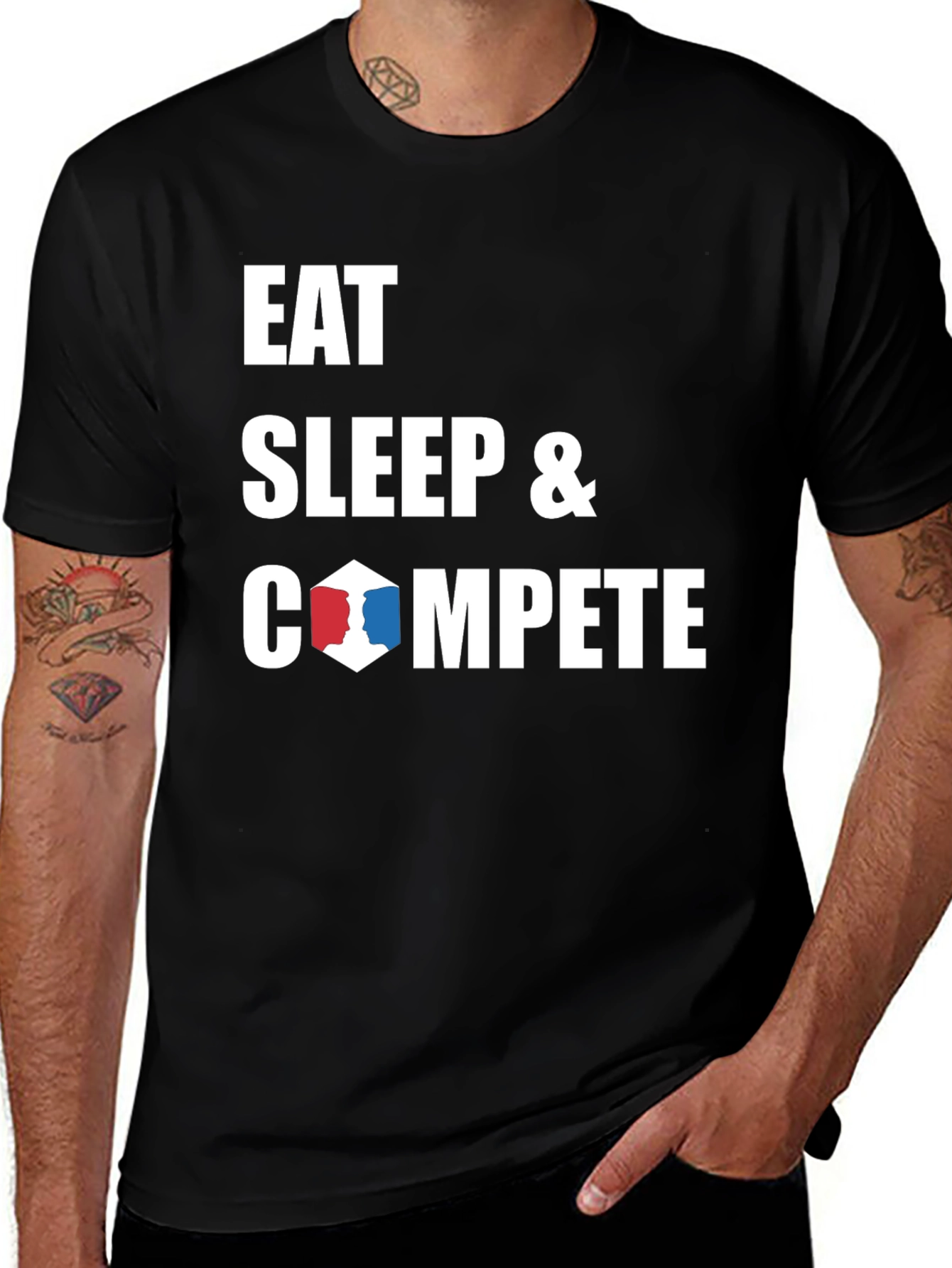 Eat Sleep & Compete Graphic Tee