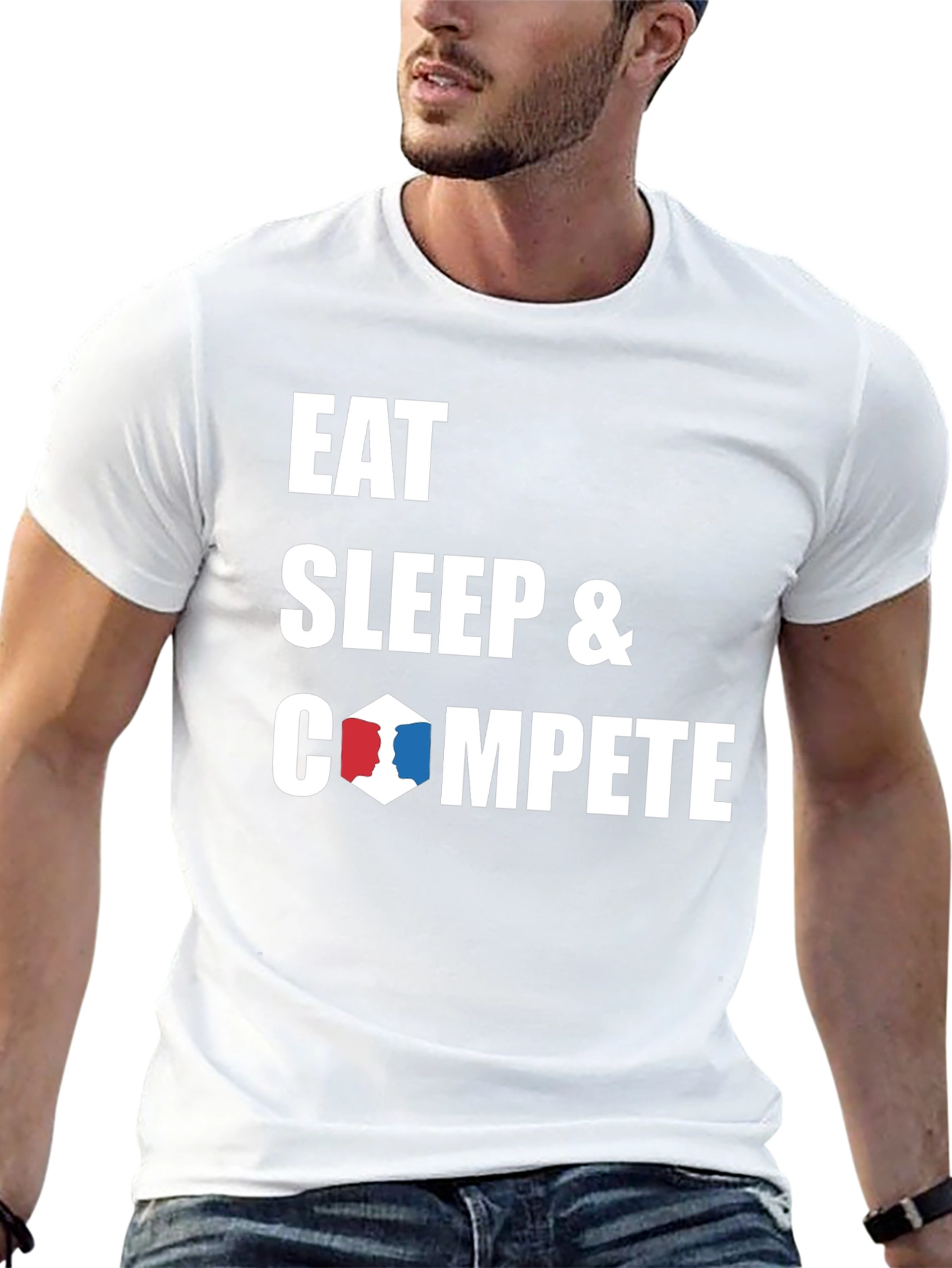Eat Sleep & Compete Graphic Tee