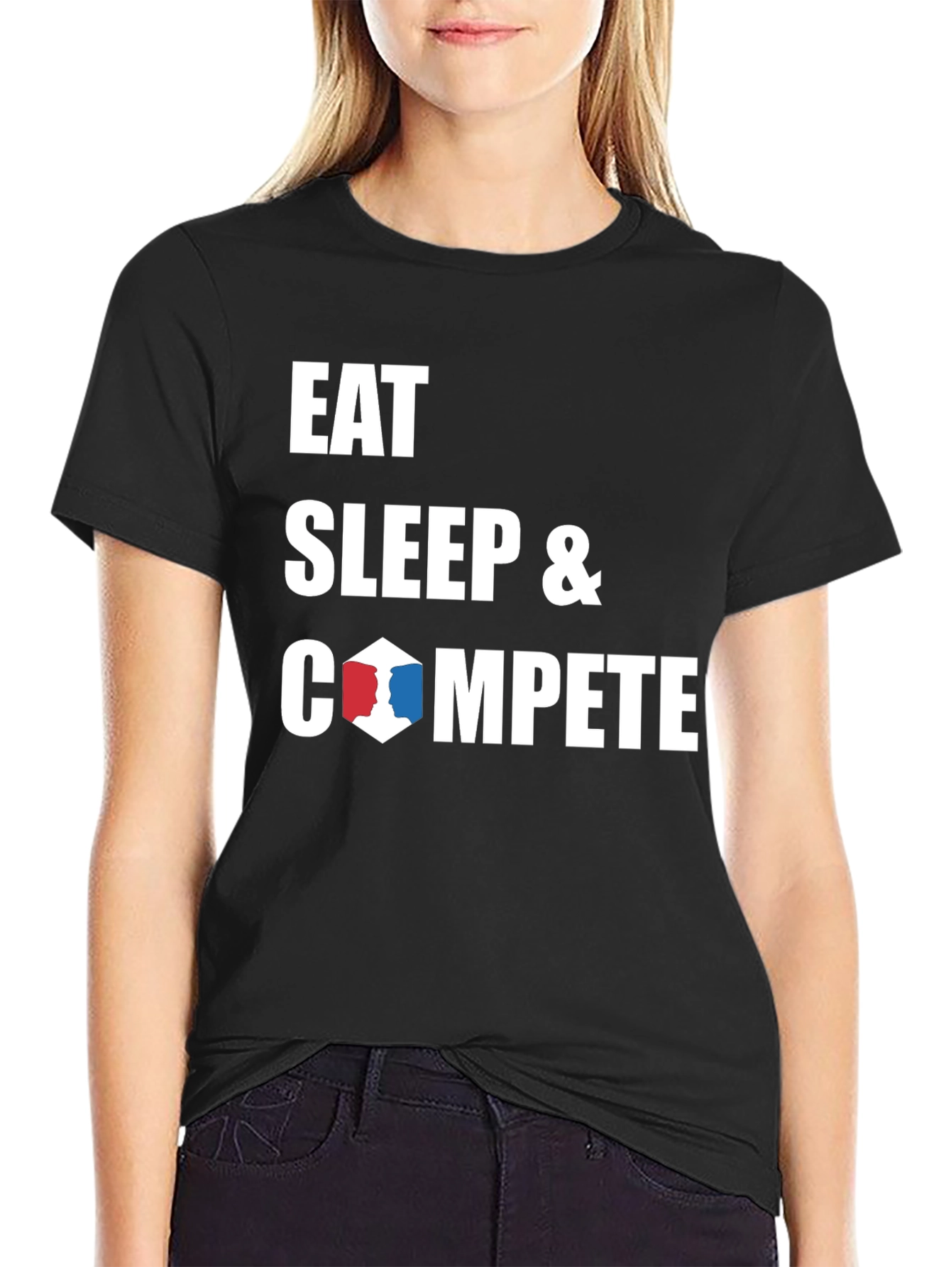 Eat Sleep & Compete Graphic Tee