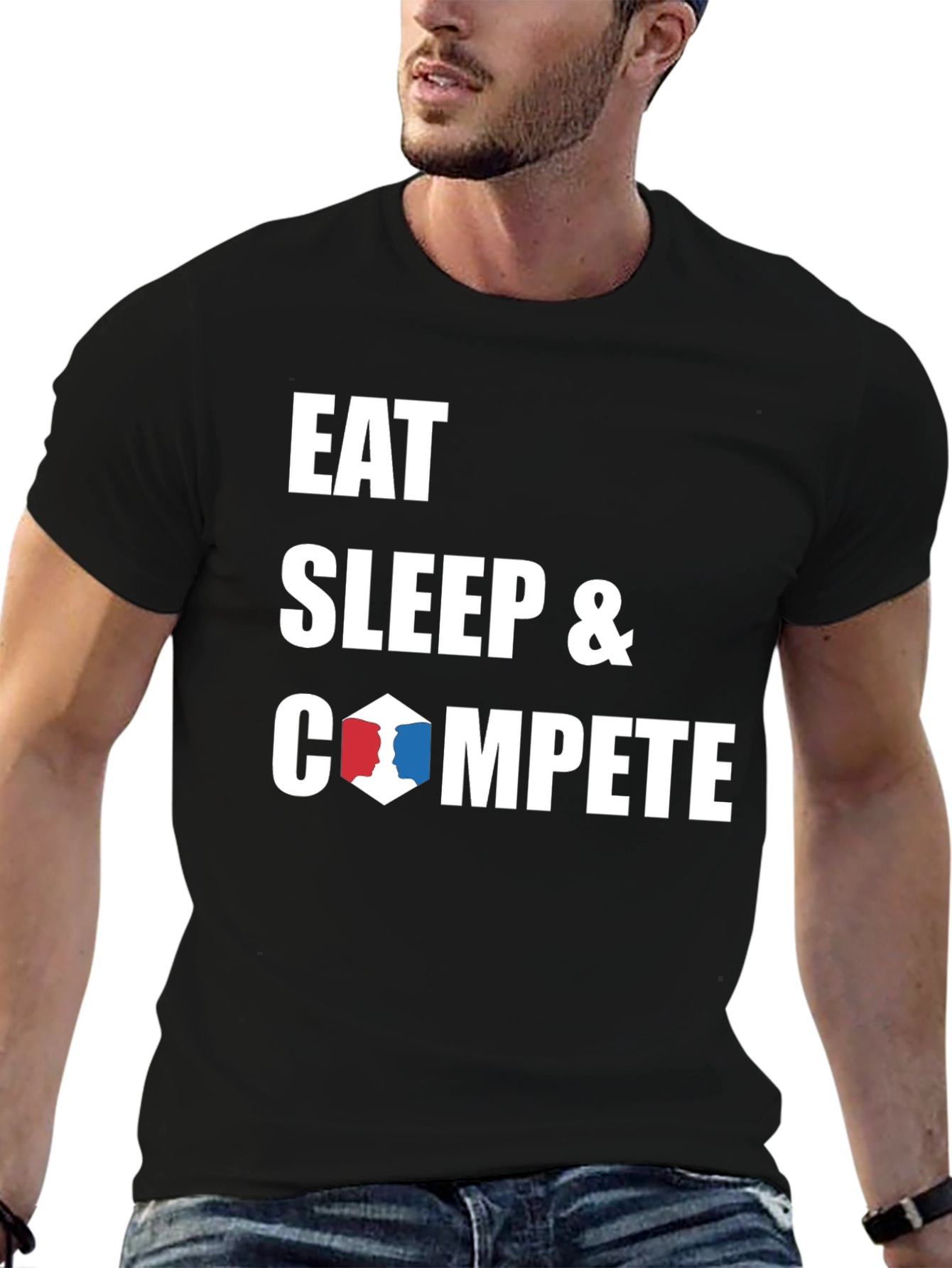 Eat Sleep & Compete Graphic Tee