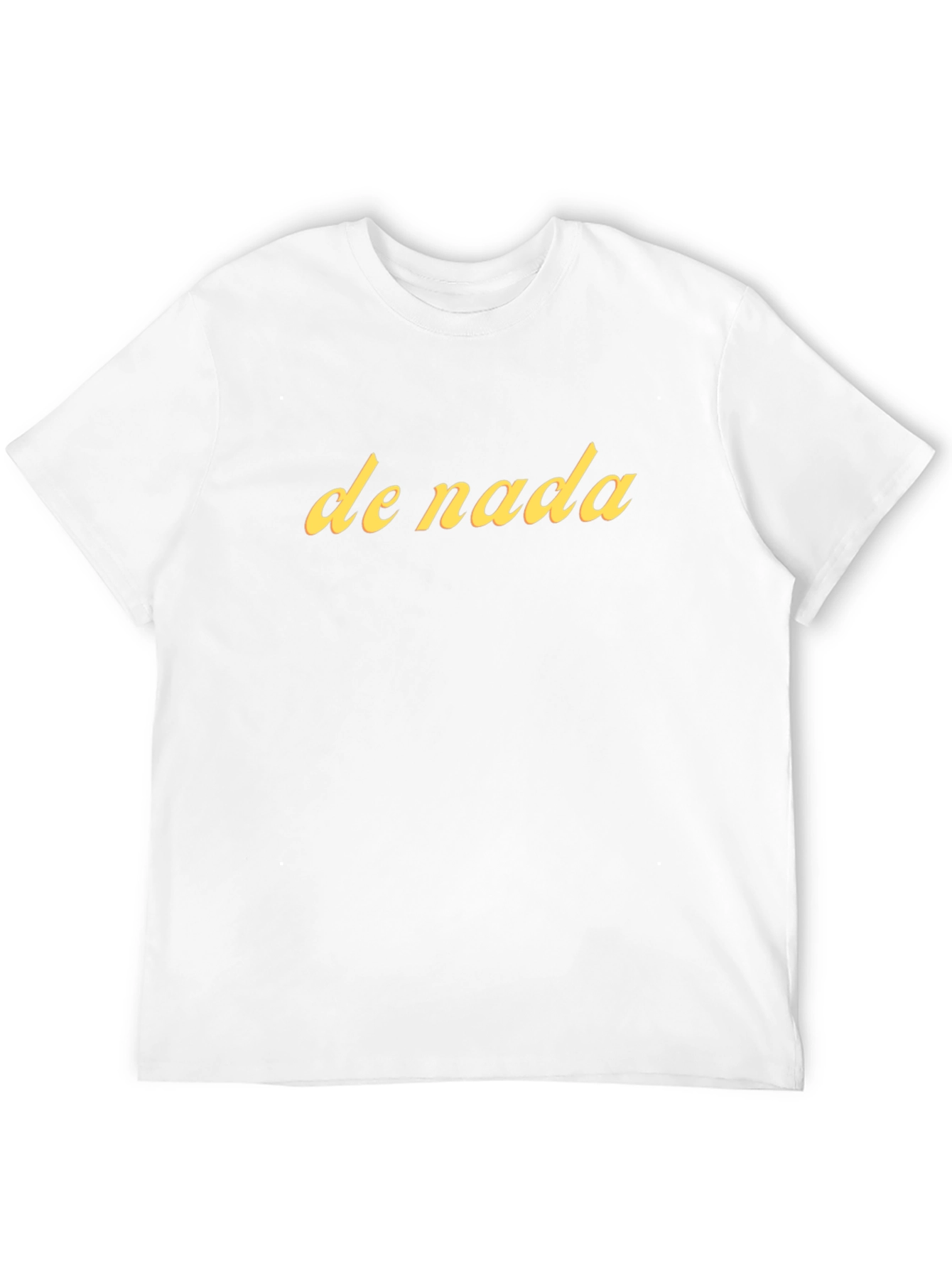 De Nada Graphic Tee - Black Cotton T-Shirt