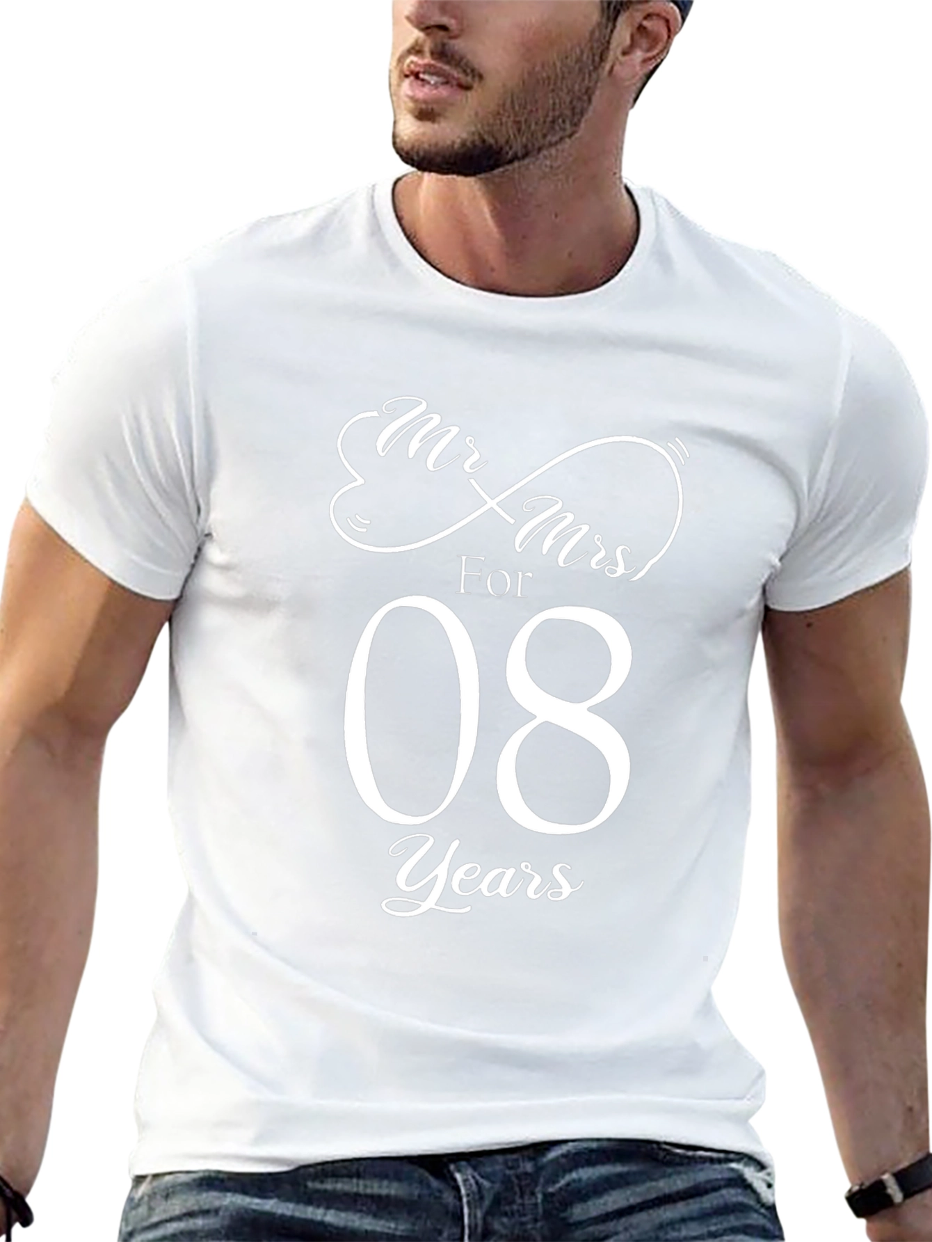 Mr. & Mrs. Anniversary 8 Years T-Shirt