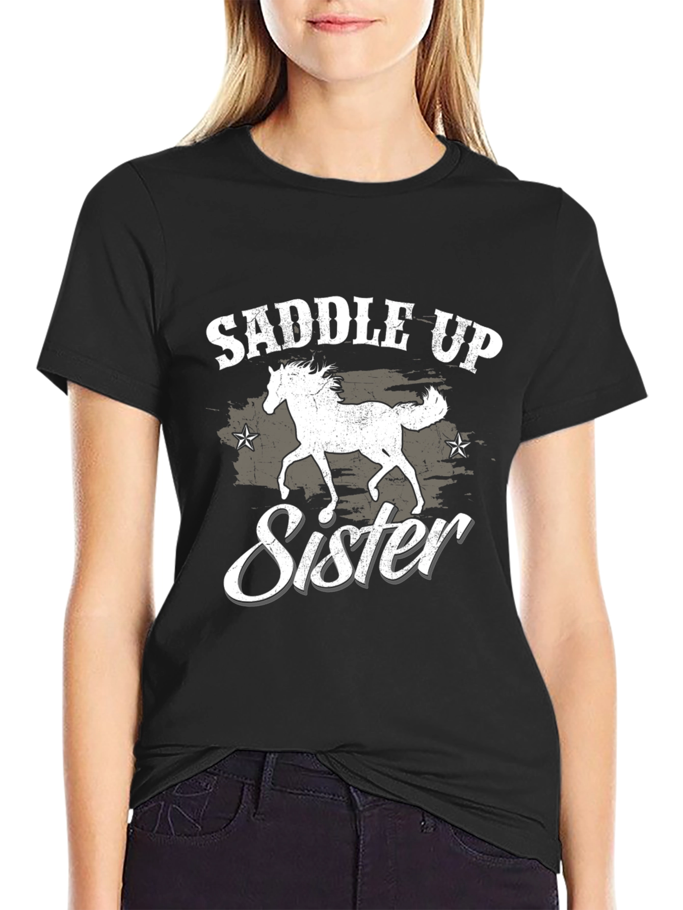 Saddle Up Sister Graphic T-Shirt