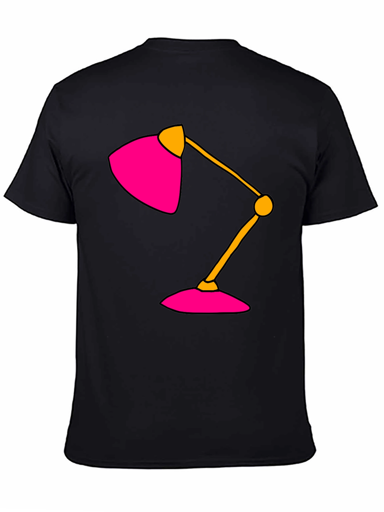 Pink Lamp Graphic T-Shirt - Unique Design Tee