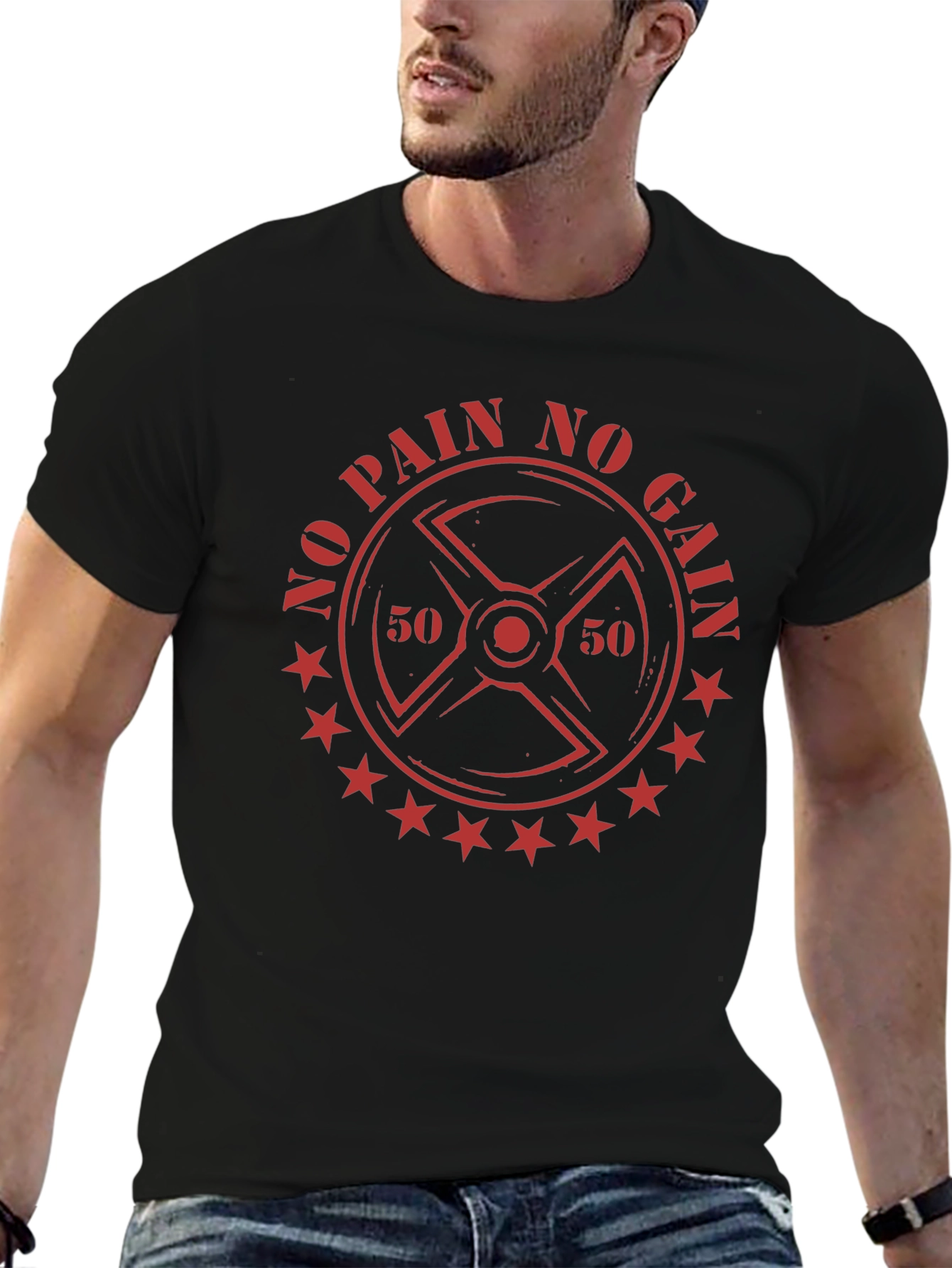 No Pain No Gain T-Shirt - Gym Motivation